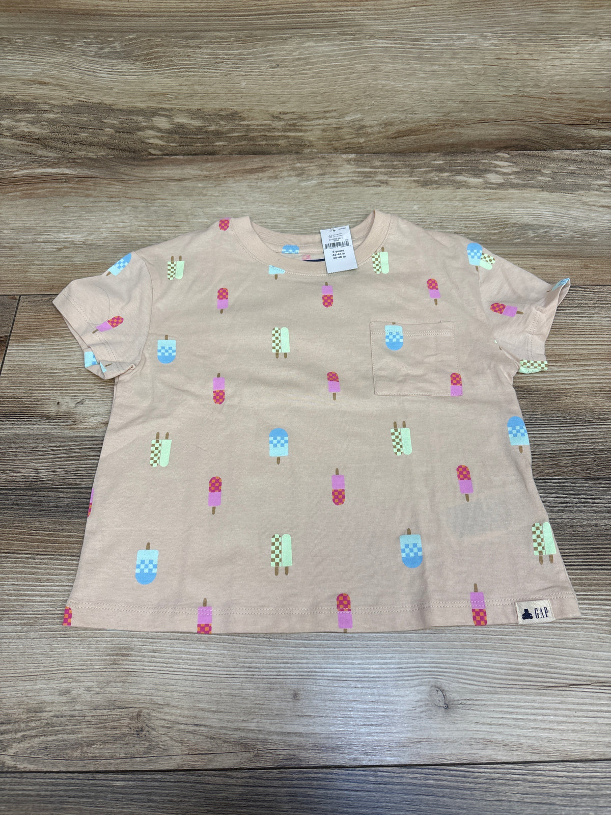 NEW Baby Gap Ice Cream Shirt Beige sz 5T