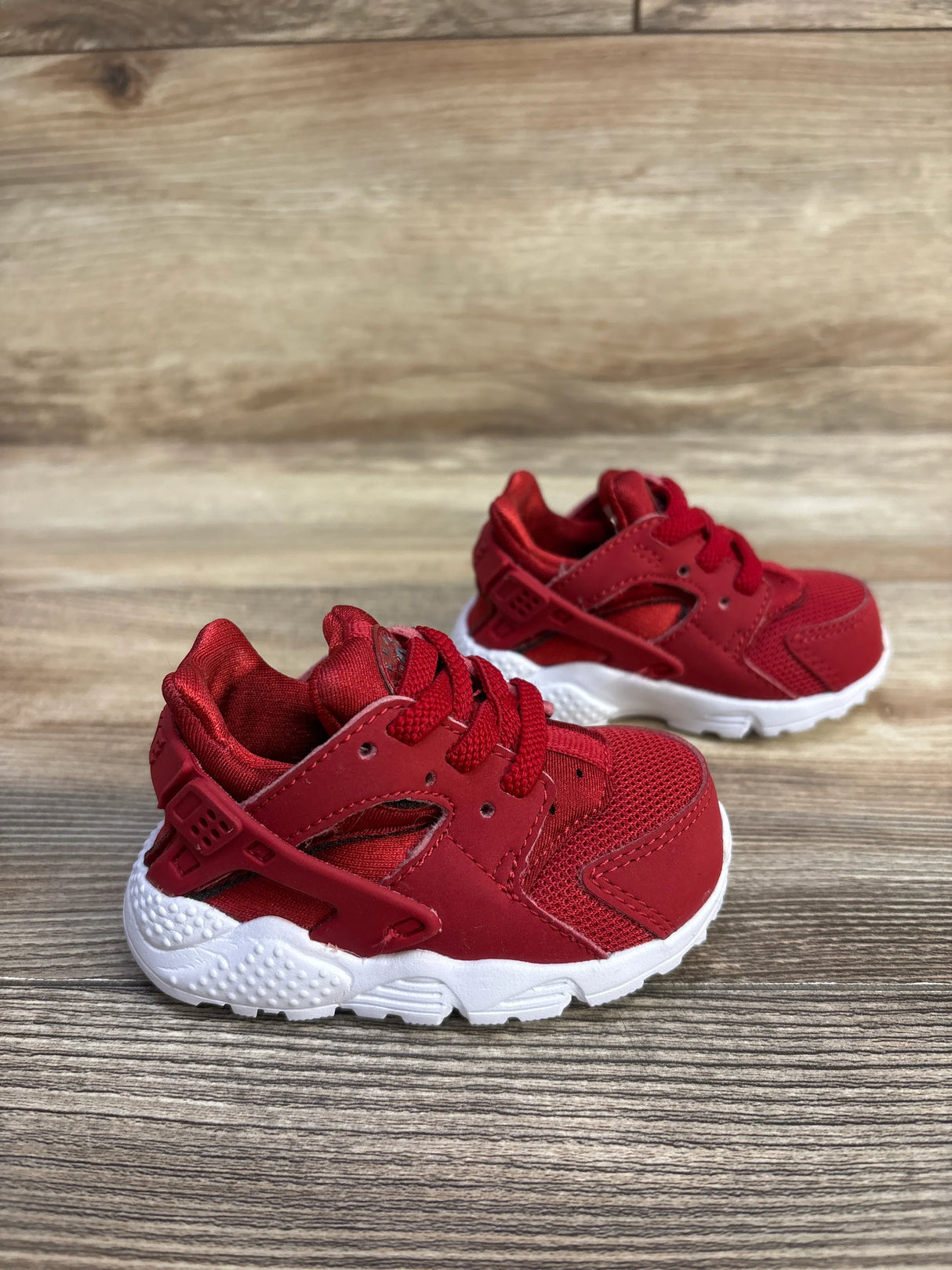 Huarache Run TD 'Triple Red' Sneakers sz 3c - Me n Mommy To Be