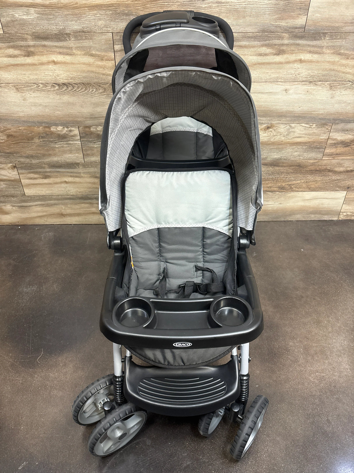 Graco DuoGlider Click Connect Double Stroller in Glacier