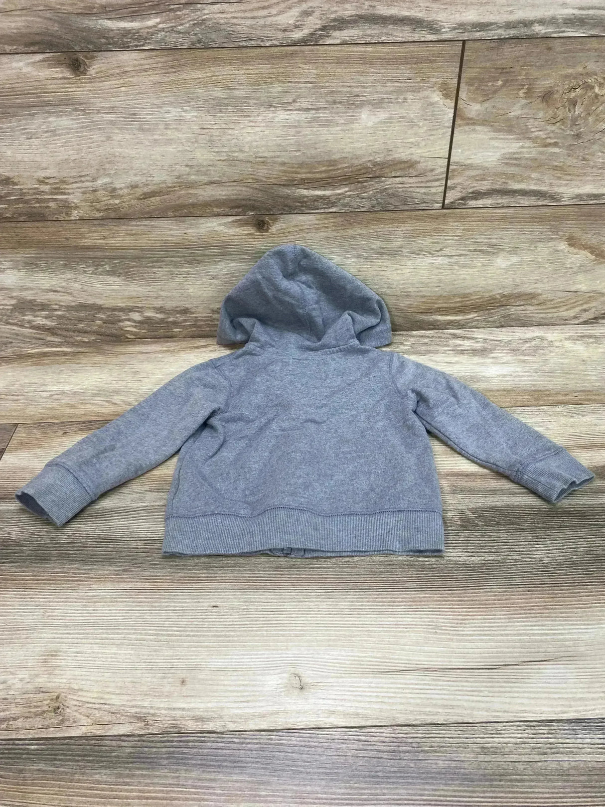 Oshkosh Logo Full Zip Hoodie Grey sz 2T - Me n Mommy To Be