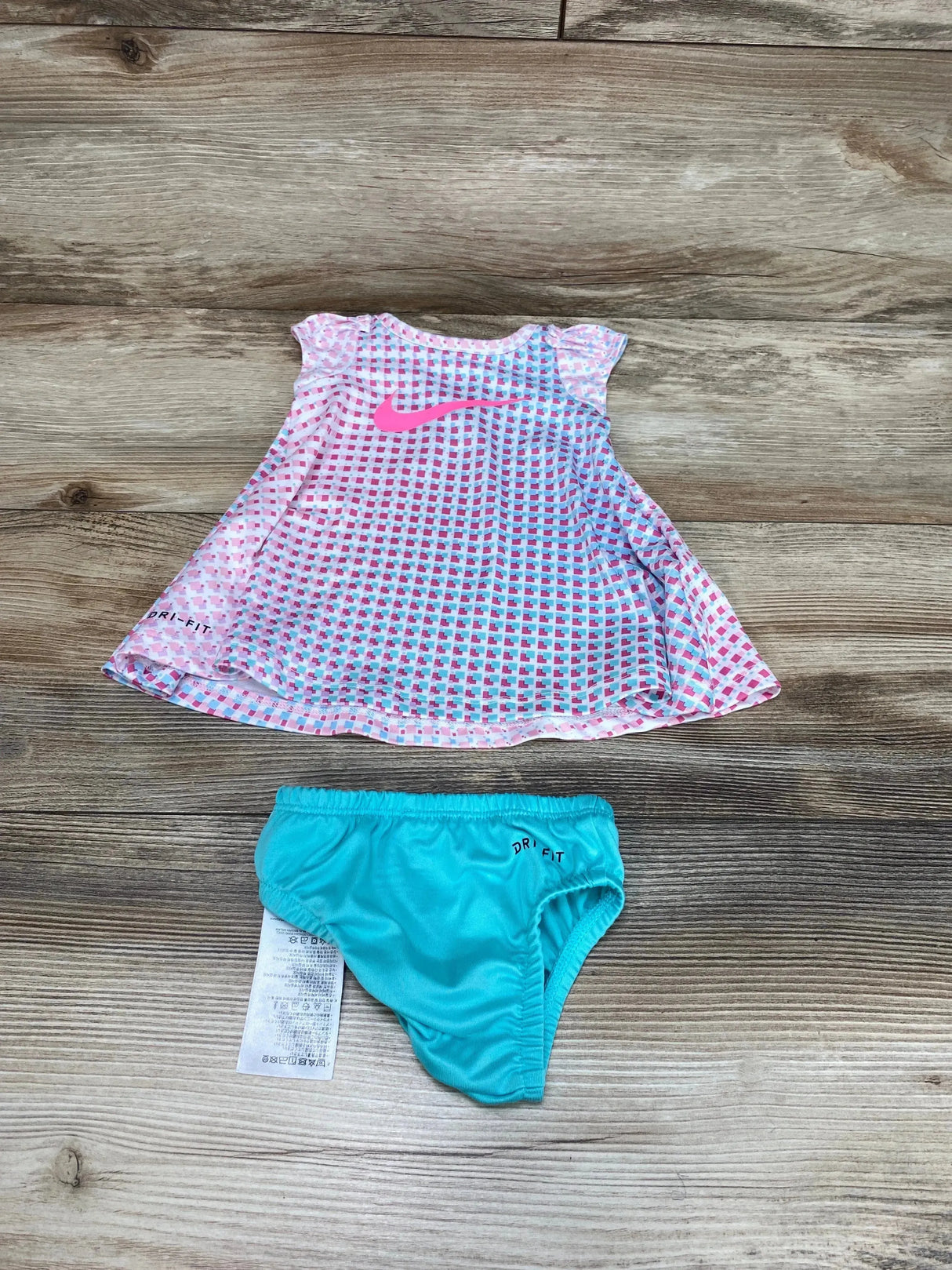 Nike 2pc Dri-Fit Dress & Bloomers White sz Newborn - Me n Mommy To Be