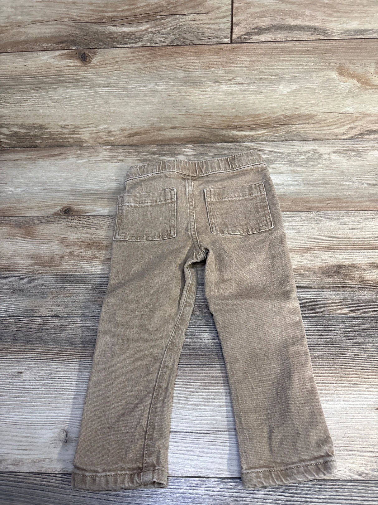 Cat & Jack Slim Fit Drawstring Jeans Brown sz 2T