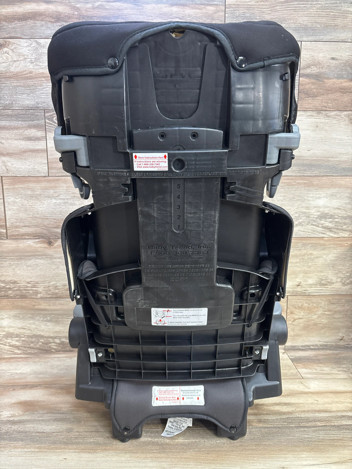 Baby Trend Protect 2-in-1 Folding Booster Seat Red