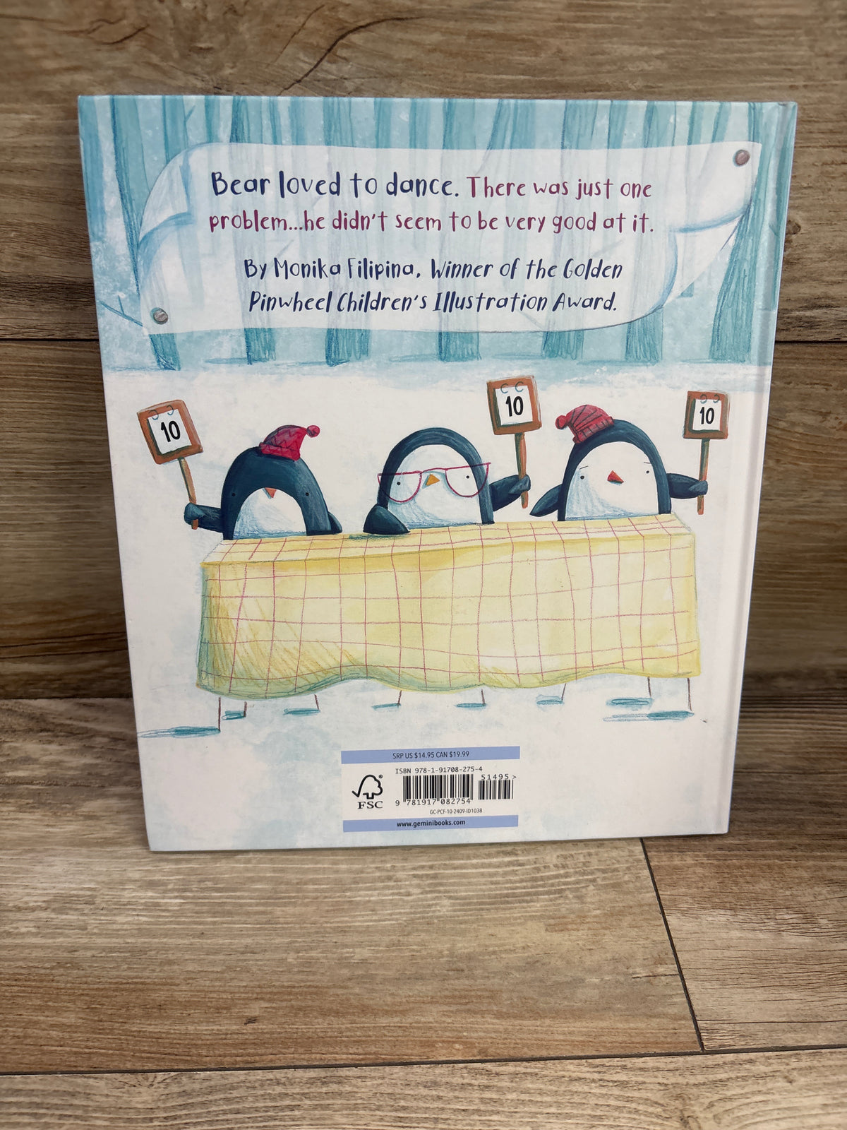The Bear Who Loved to Dance! Hardcover Book