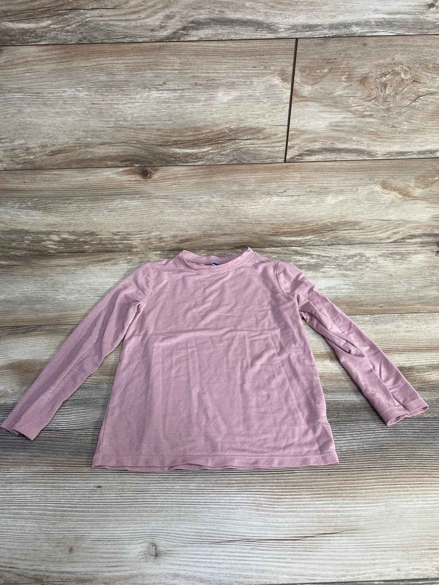 Old Navy Long Sleeve Sparkly Shirt Pink sz 4T - Me n Mommy To Be