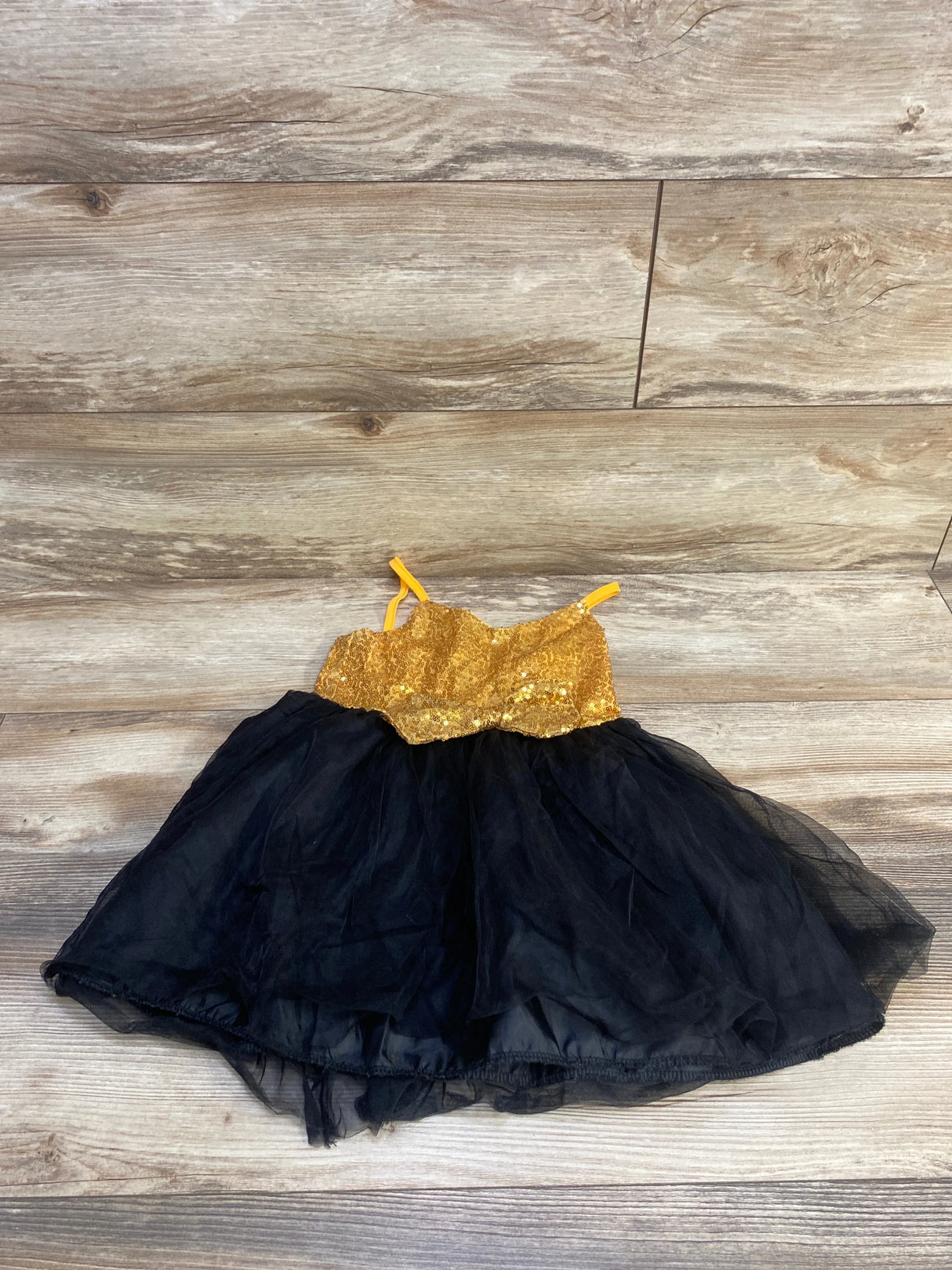 Sequin Tulle Dress Gold sz 2T - Me n Mommy To Be