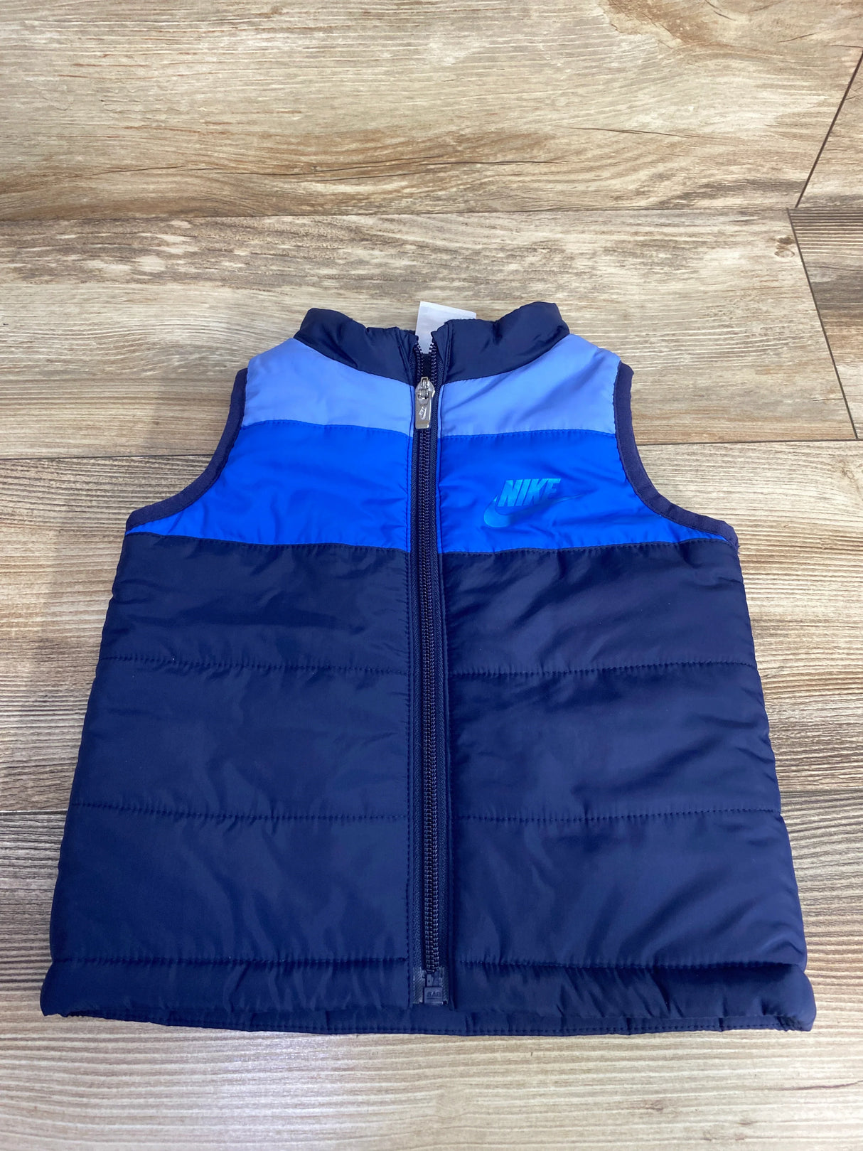 Nike Logo Puffer Vest Blue sz 12m