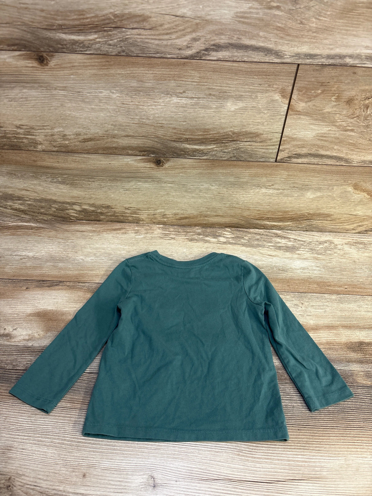 Cat & Jack Long Sleeve Rainbow Shirt Green sz 3T