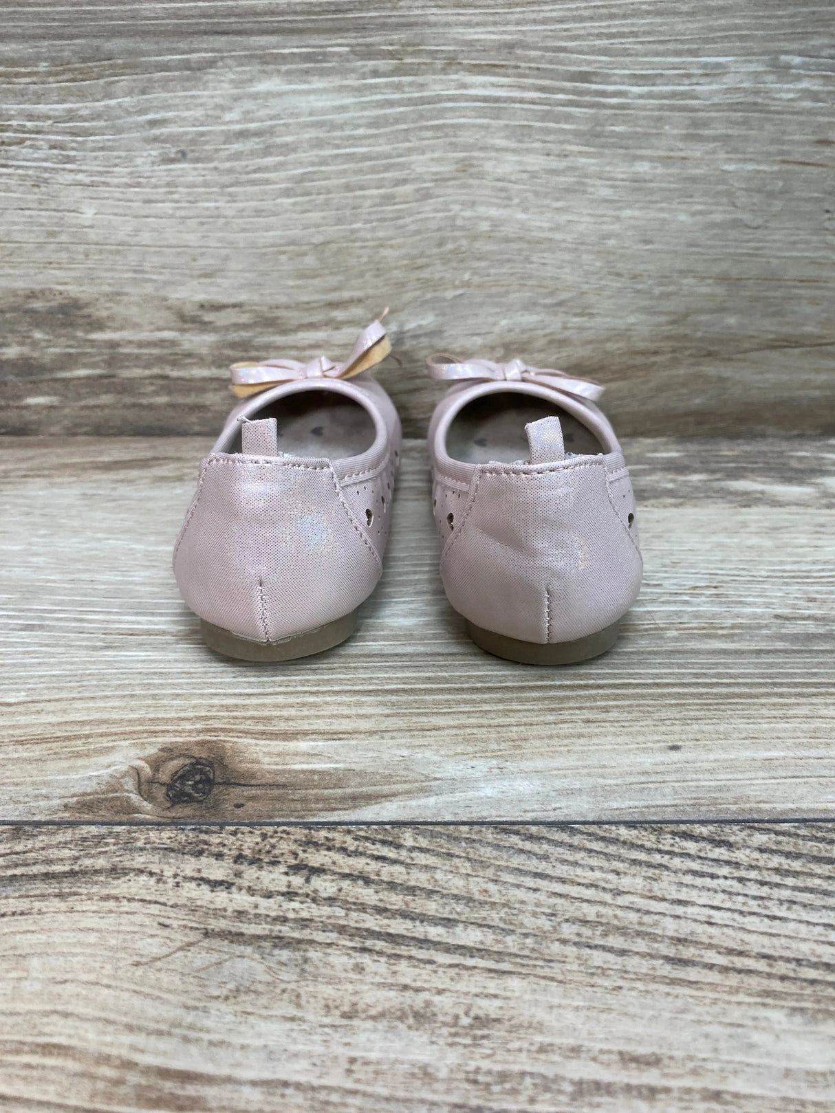 Self Esteem Bow Flats Pink Sz 5c - Me n Mommy To Be