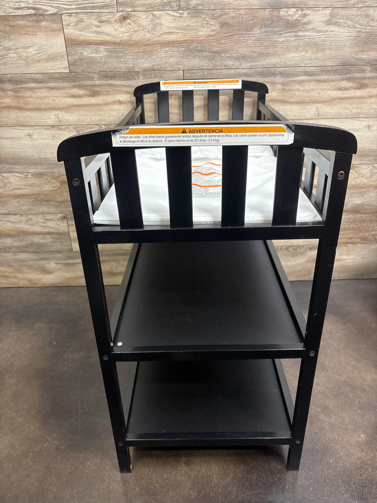 Dream On Me Emily Changing Table in Black