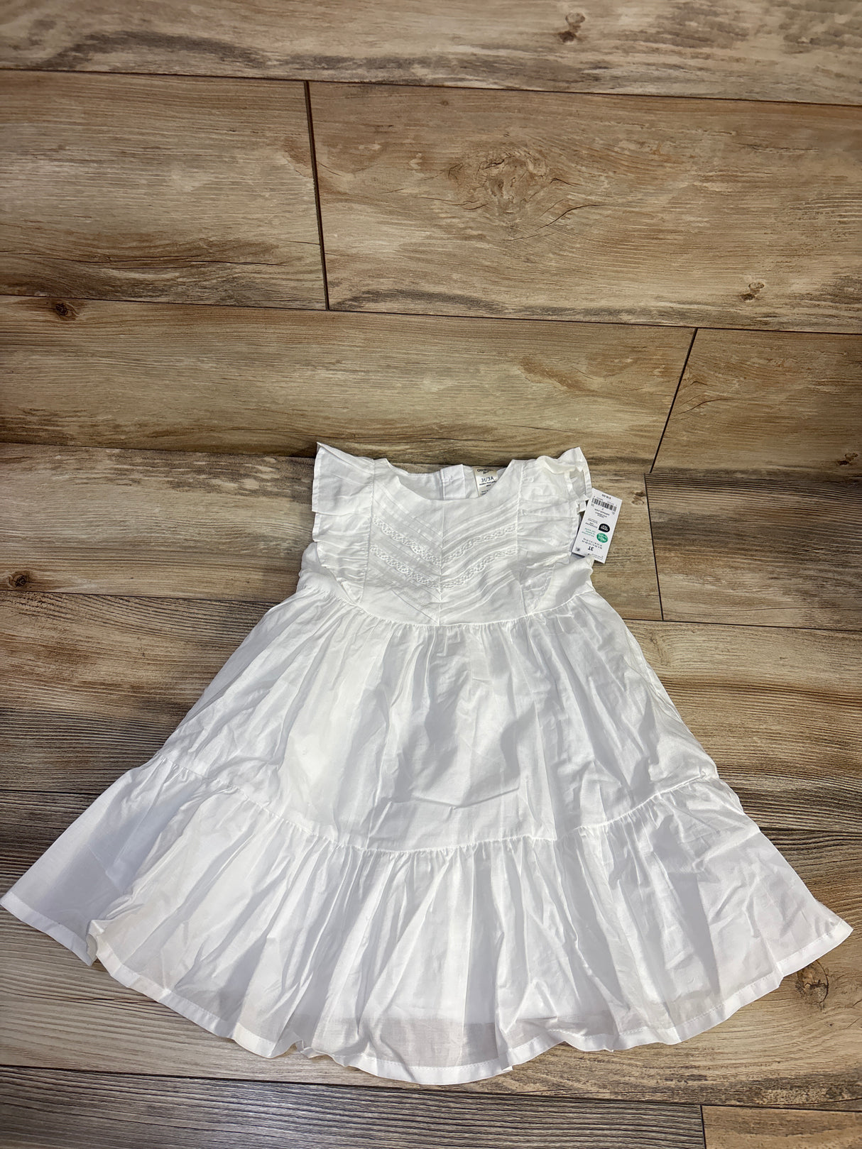NEW OshKosh B'gosh Lace Dress In White sz 3T