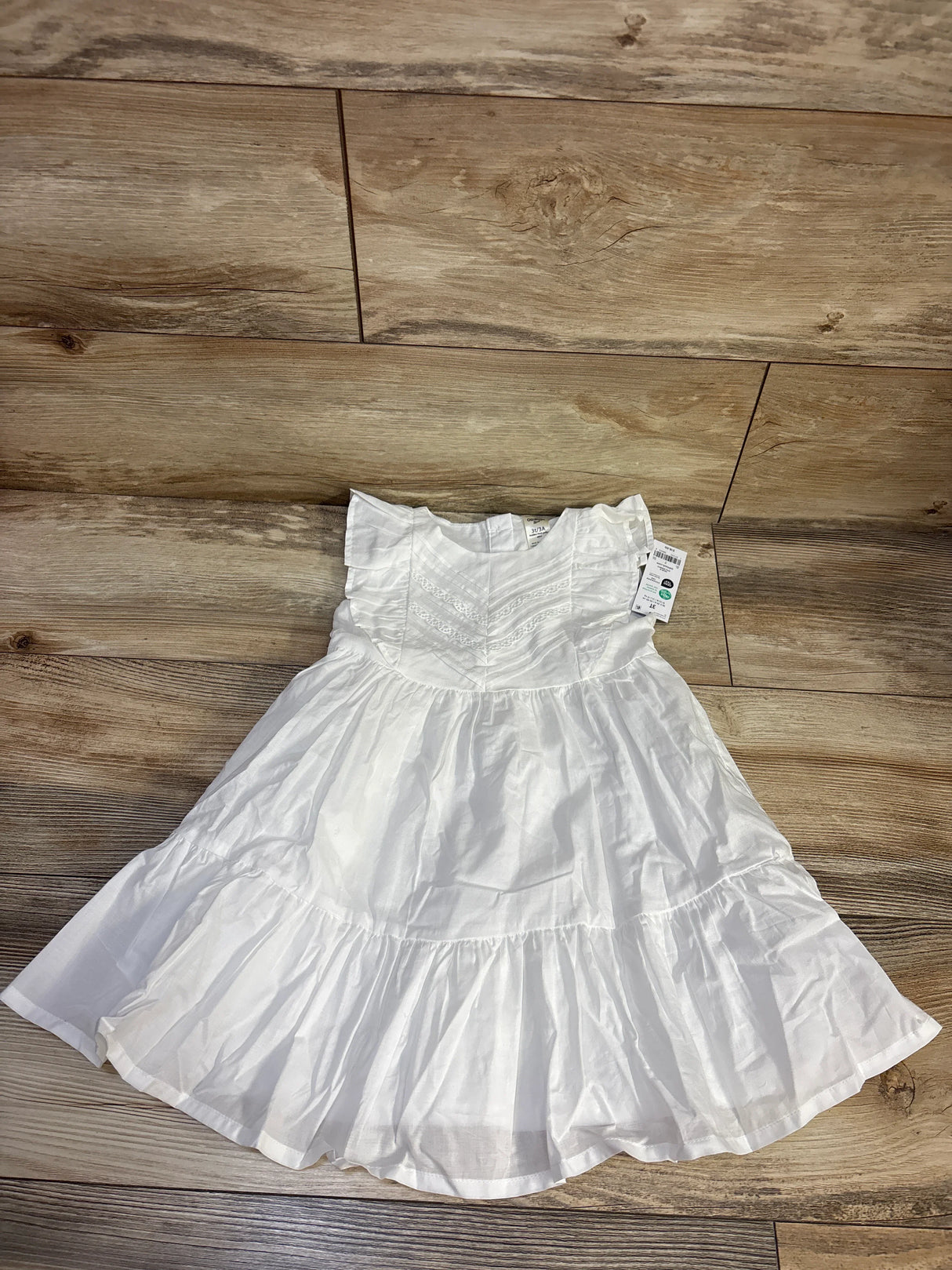NEW OshKosh B'gosh Lace Dress In White sz 3T