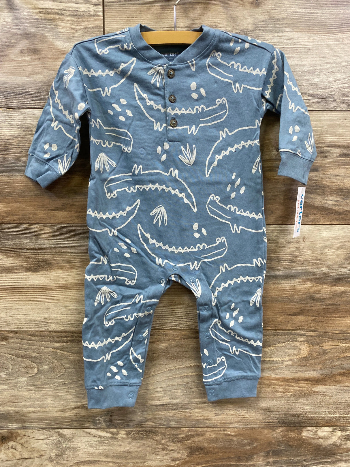 NEW Just One You Crocodile Coverall Blue sz 12m