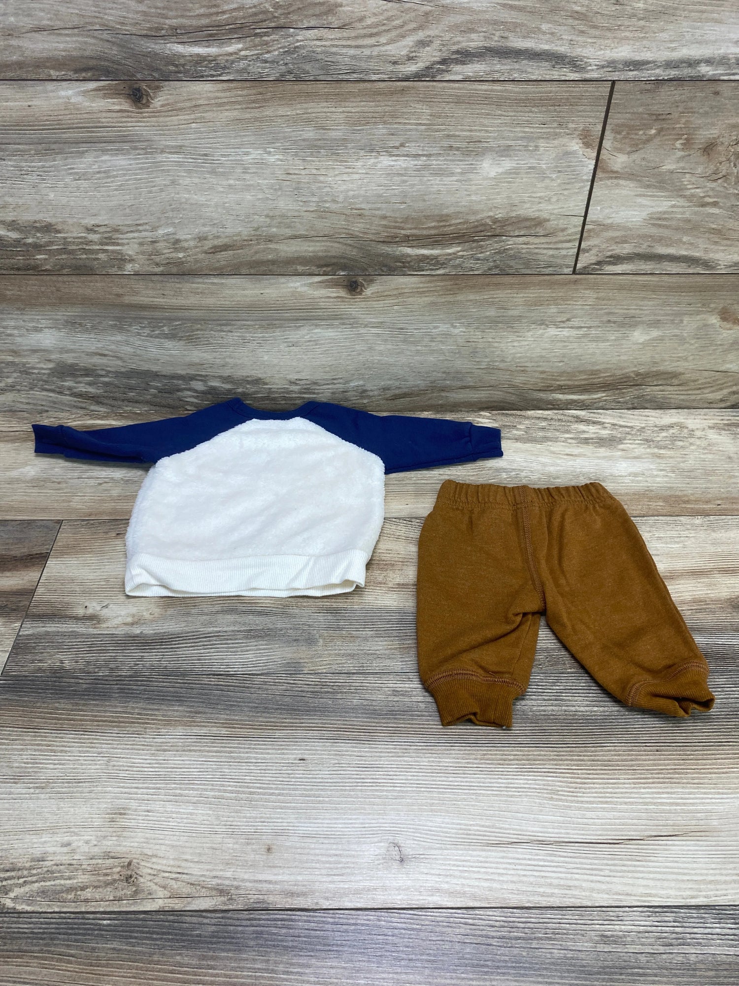 Carter's 2pc Moose Sweatshirt & Joggers Blue sz 3m - Me n Mommy To Be