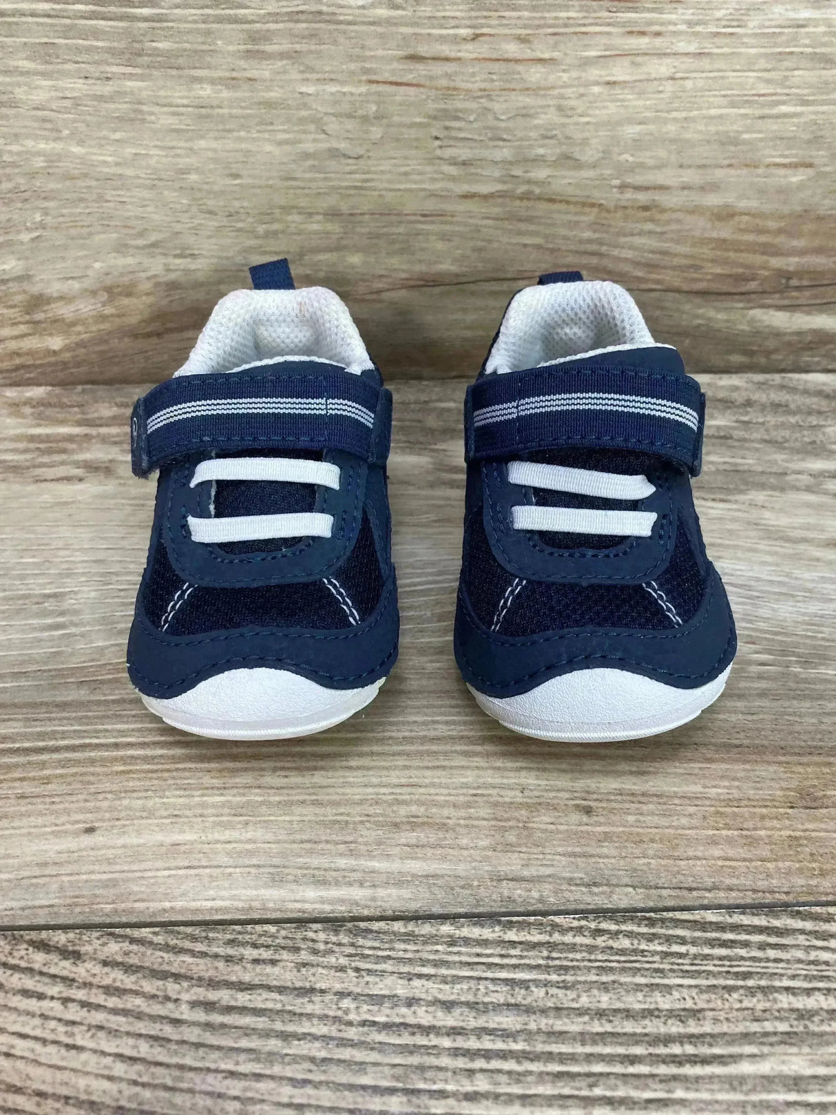 Stride Rite Boys Jamie Athletic Sneaker Navy/White Sz 3c - Me n Mommy To Be