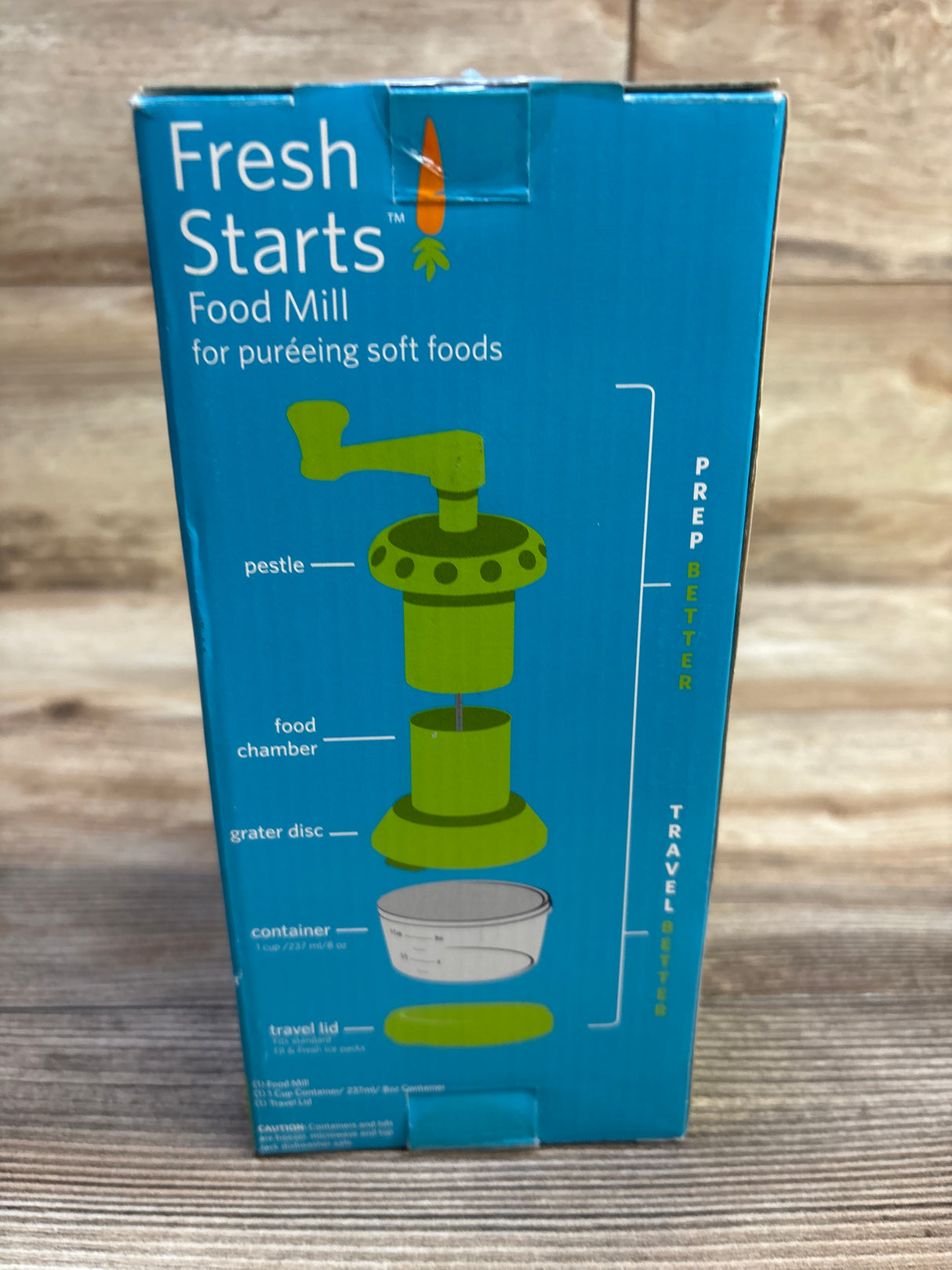 NEW Fit & Fresh Fresh Starts Baby Food Mill Green