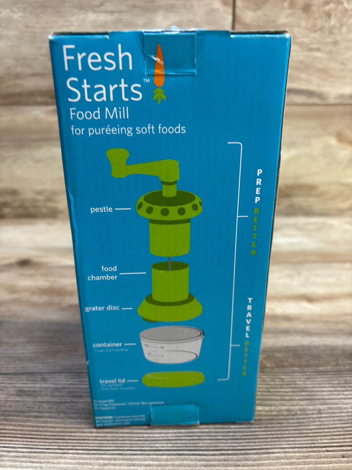 NEW Fit & Fresh Fresh Starts Baby Food Mill Green