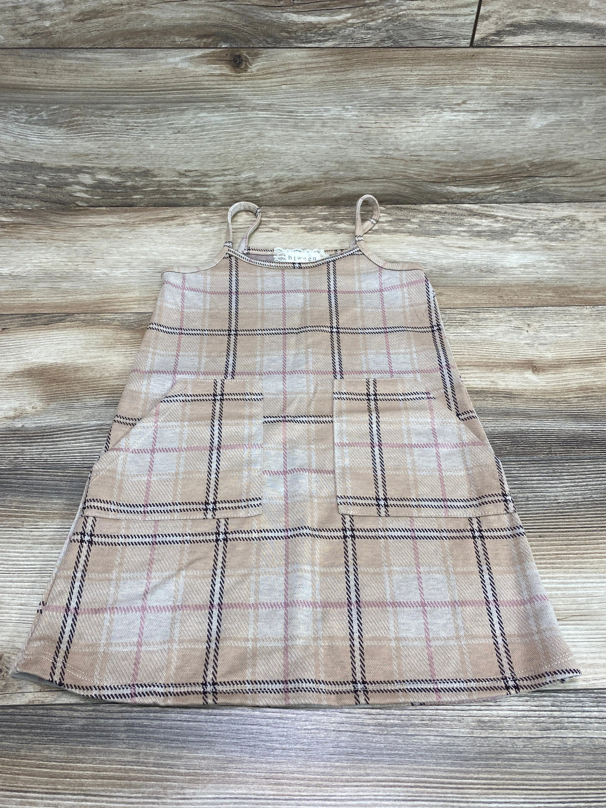 Btween Plaid Dress Brown sz 4T - Me n Mommy To Be
