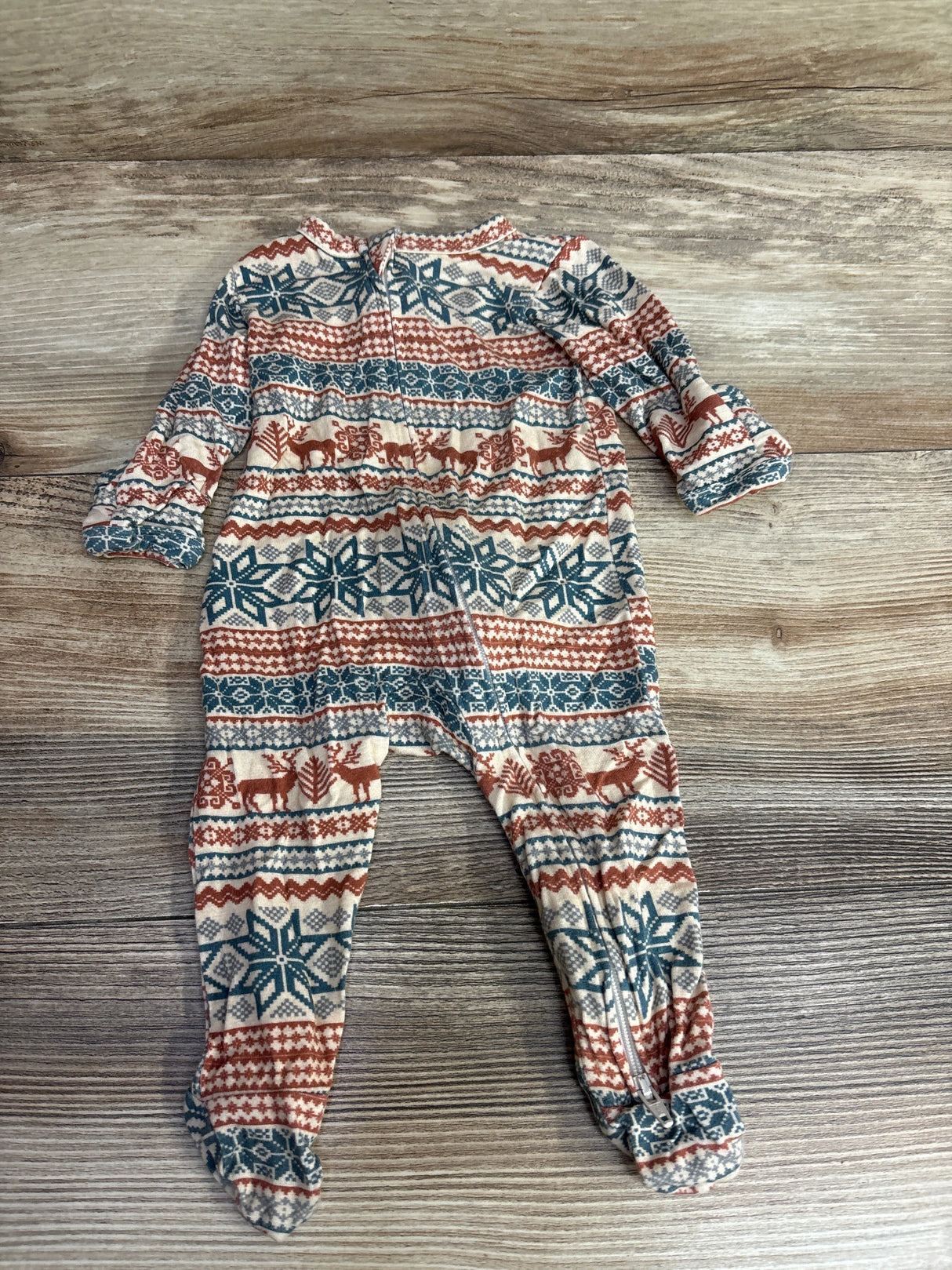 Larkspur Fair Isle Sleeper Cream sz Newborn