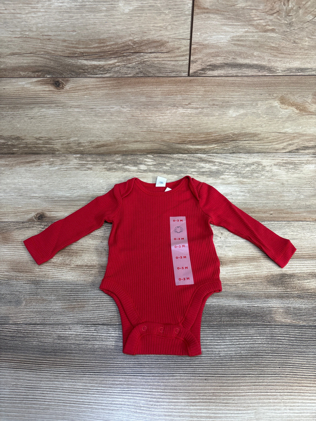 NEW Old Navy Rib-Knit Red Bodysuit sz 0-3m