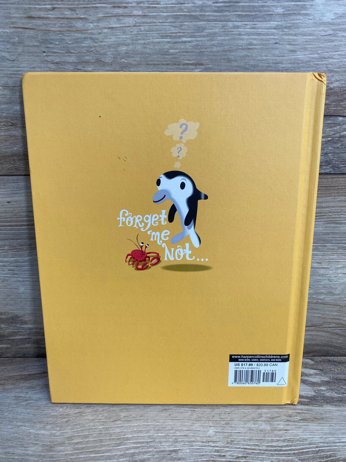 Seamore, the Very Forgetful Porpoise Hardcover Book - Me n Mommy To Be