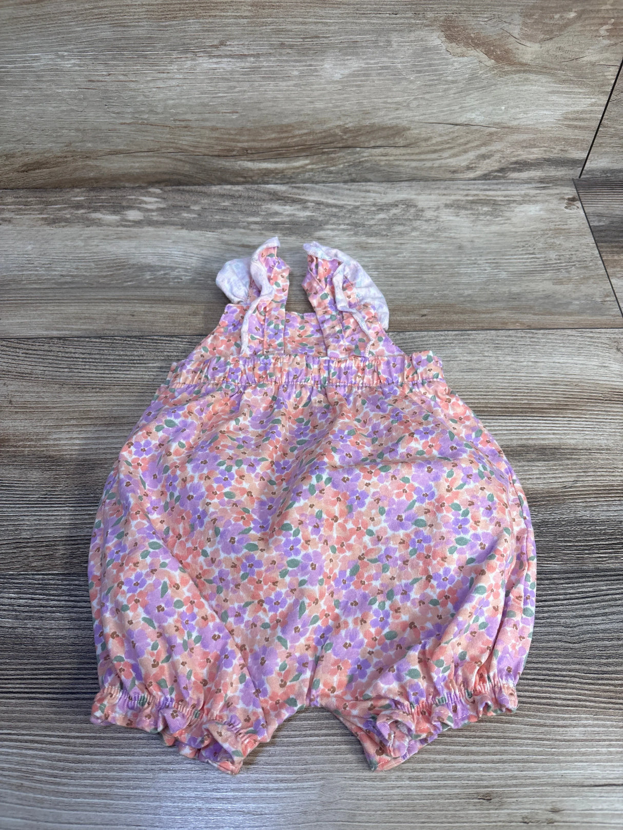 Just One You Floral Tank Shortie Romper Pink sz 3m