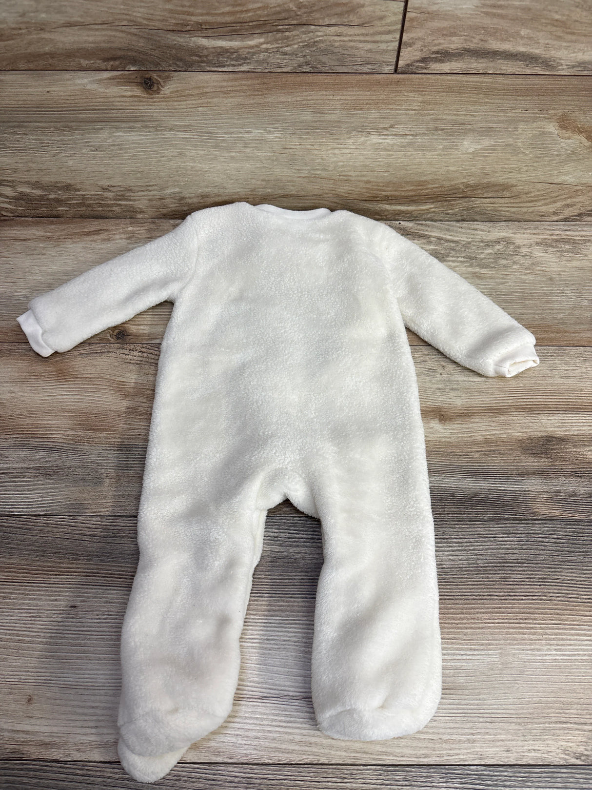 Disney Baby Plush Minnie Mouse Coverall Ivory sz 6-9m