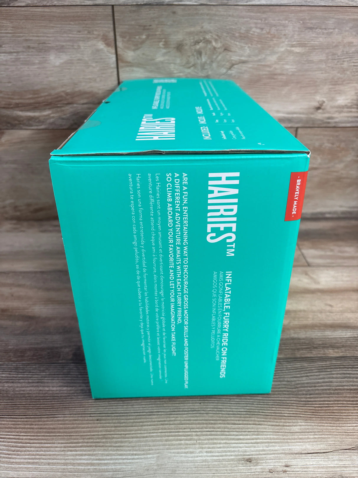 NEW Prince Lionheart Hairies Inflatable Ride-On - Scotch the Highland Cow