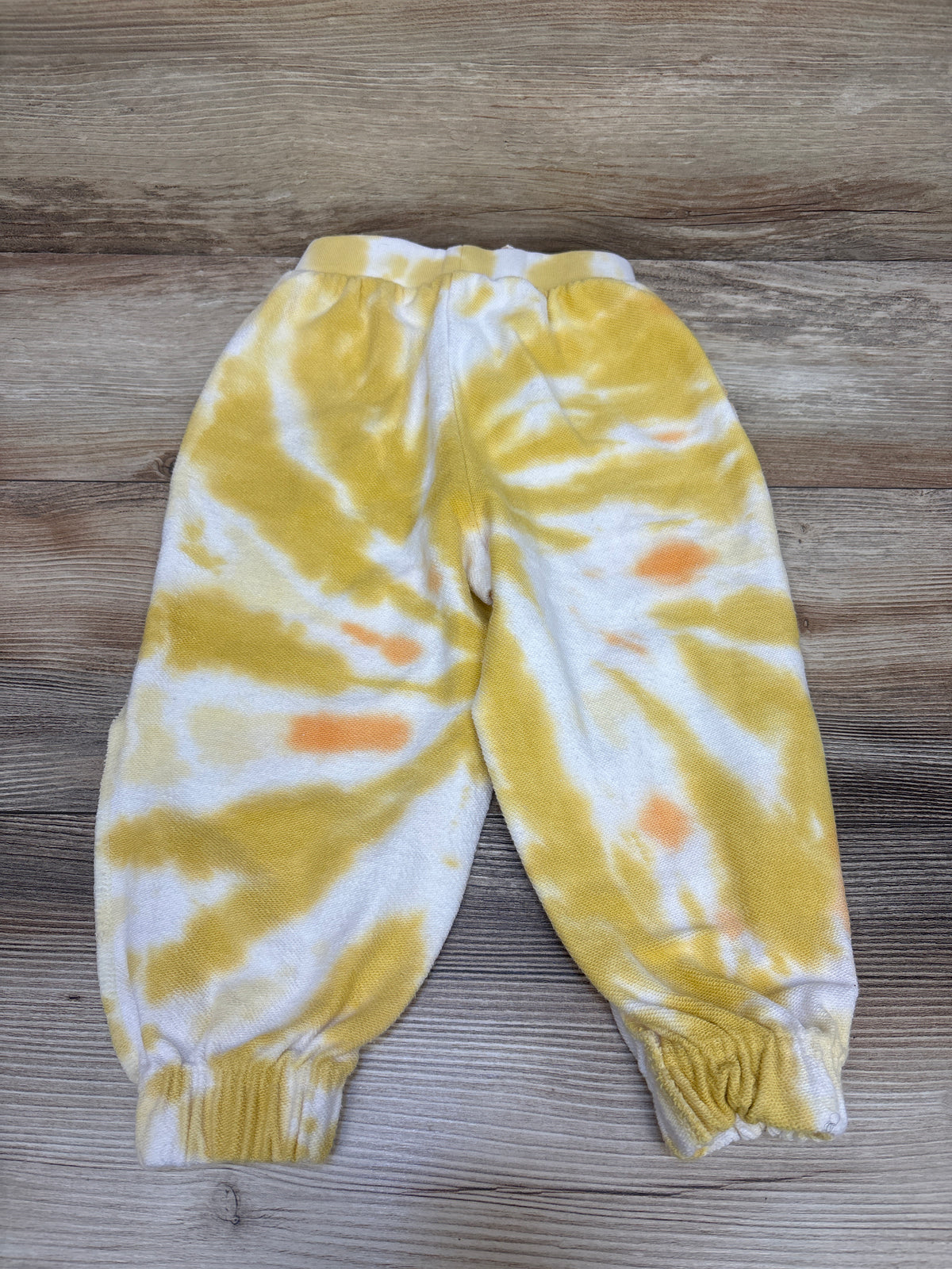 Disney Store Mickey Mouse A New Point Of View Tie-Dye Joggers Yellow sz 2T