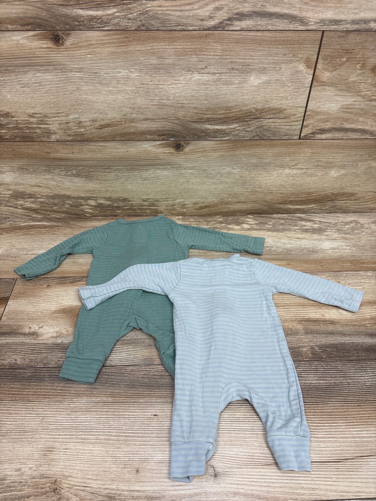 Cloud Island 2pk Sleepers Green/Grey sz Newborn