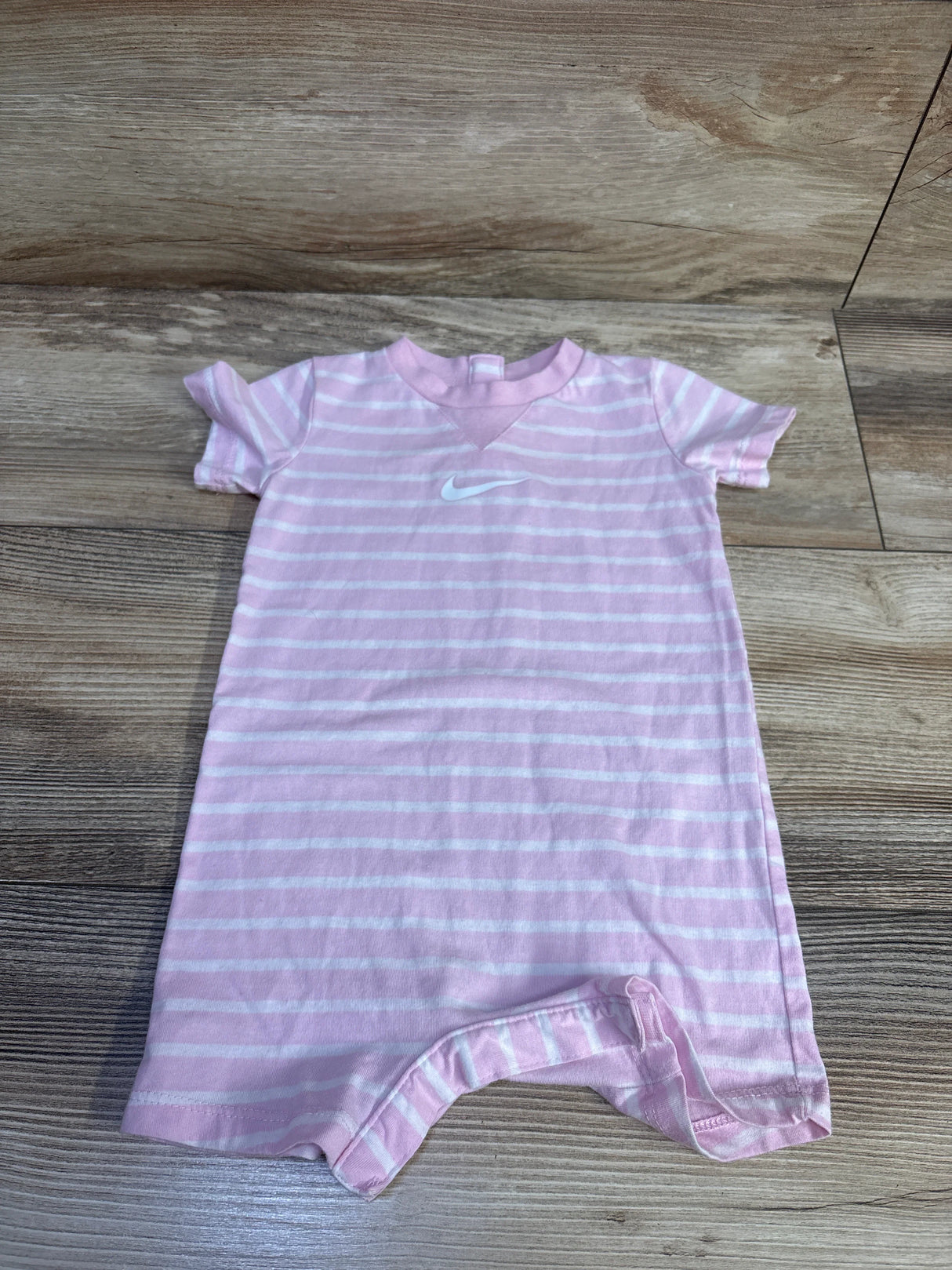 Nike Striped Shortie Romper Pink sz 12m