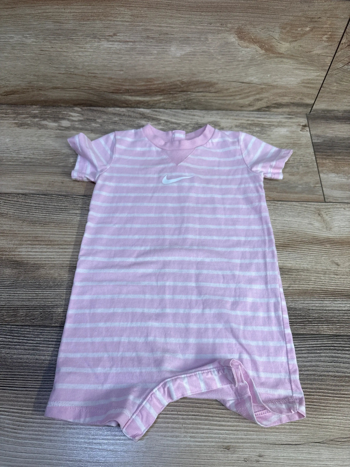 Nike Striped Shortie Romper Pink sz 12m