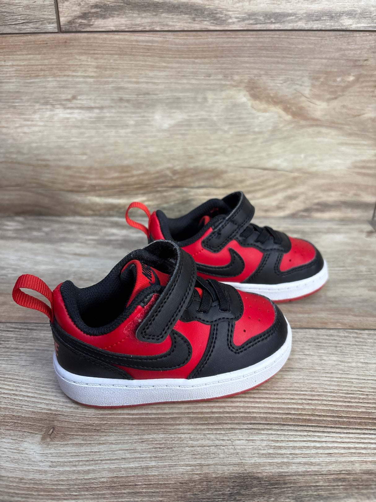 Nike Court Borough Recraft TD 'University Red Black' Sneakers sz 5c