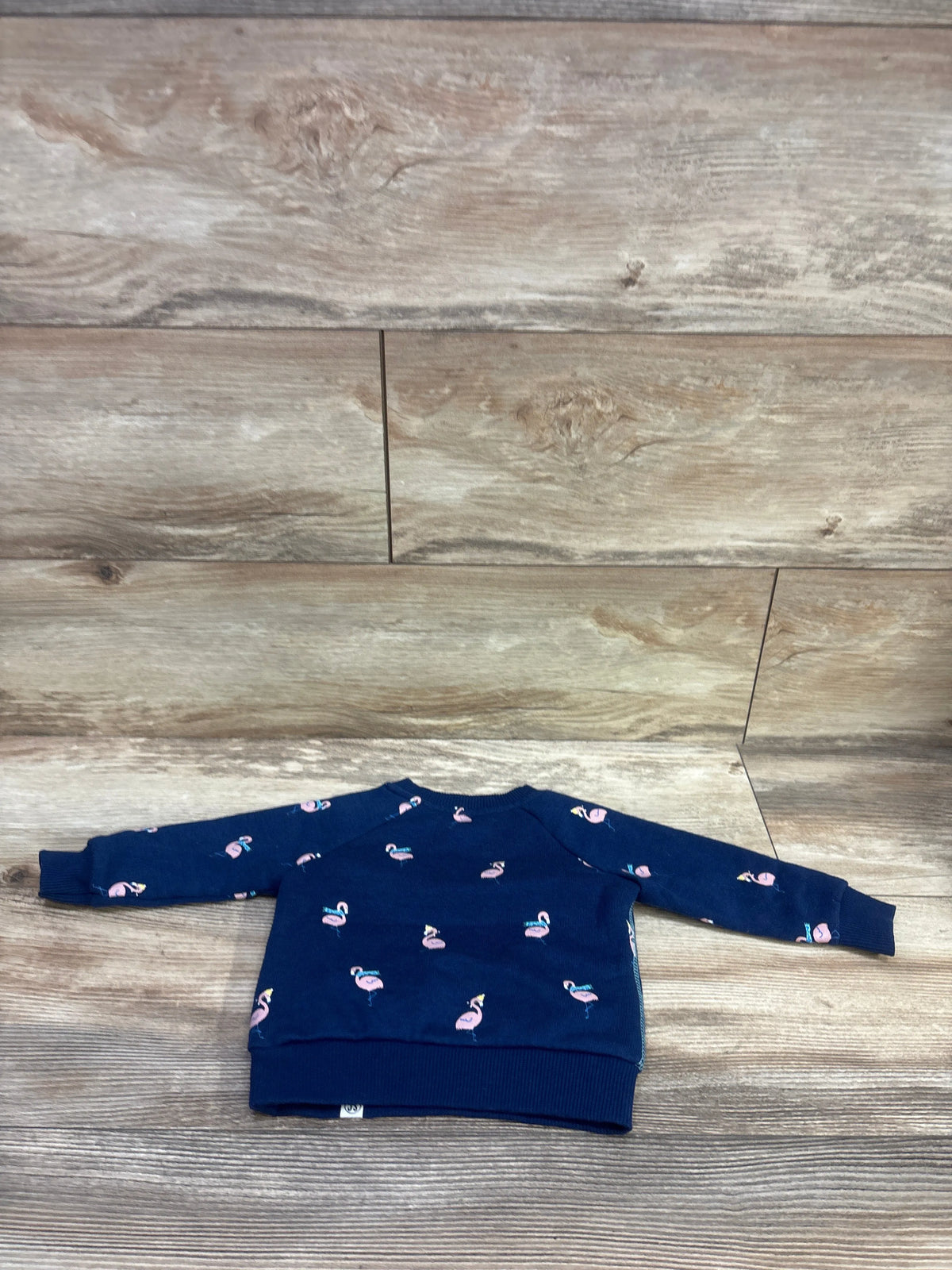 Sovereign Code Flamingo Pullover Sweatshirt Navy sz 6m