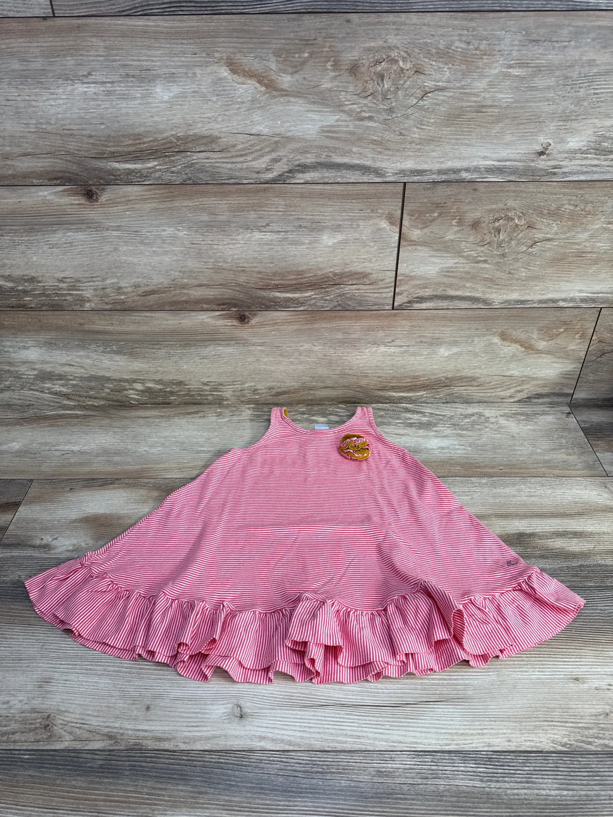 Petit Bateau Striped Flare Dress Red sz 4T - Me n Mommy To Be