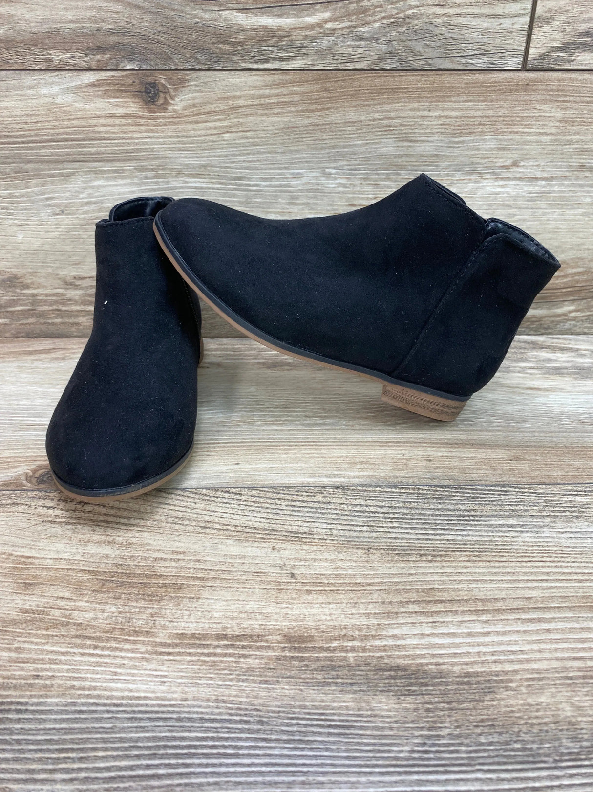 NEW Cat & Jack Penelope Zipper Boots Black Sz 1Y - Me n Mommy To Be