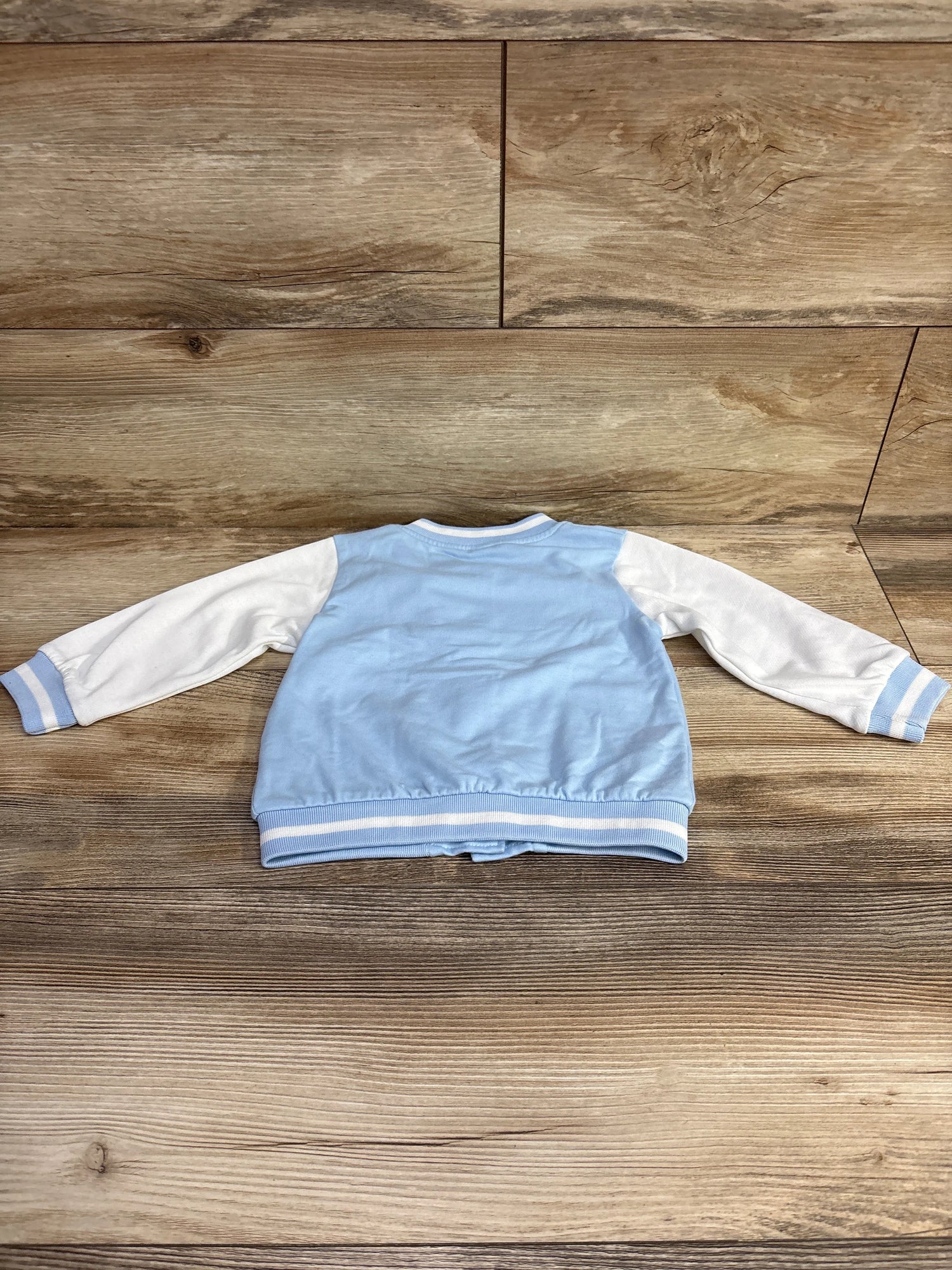 Shein Varsity Jacket Baby Blue sz 18-24m