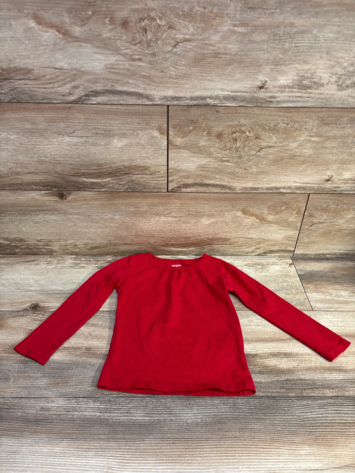 Carter's Long Sleeve Shirt Red sz 3T