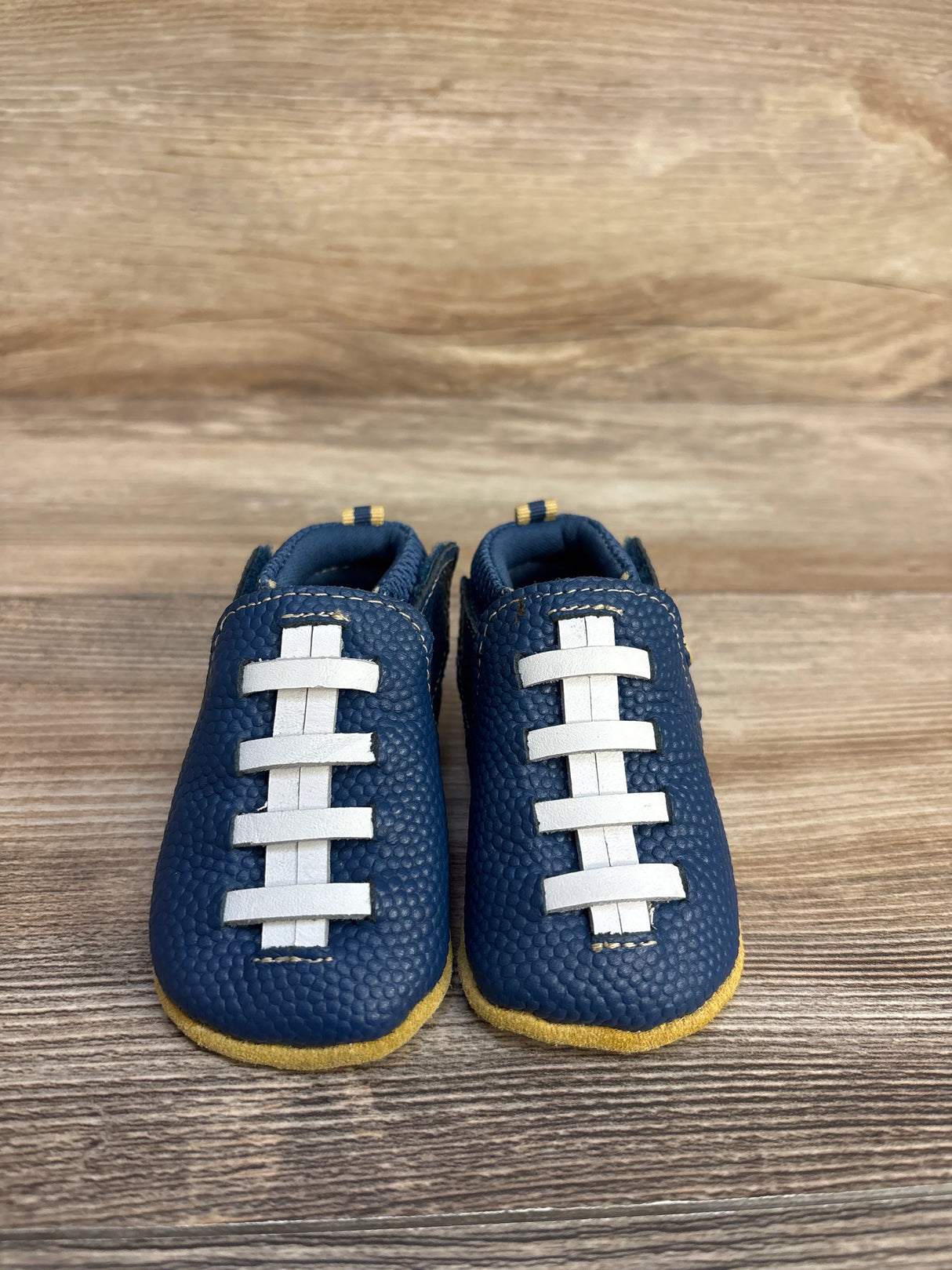 Pediped Soft-Soles Originals Blue Football, sz 0-6m