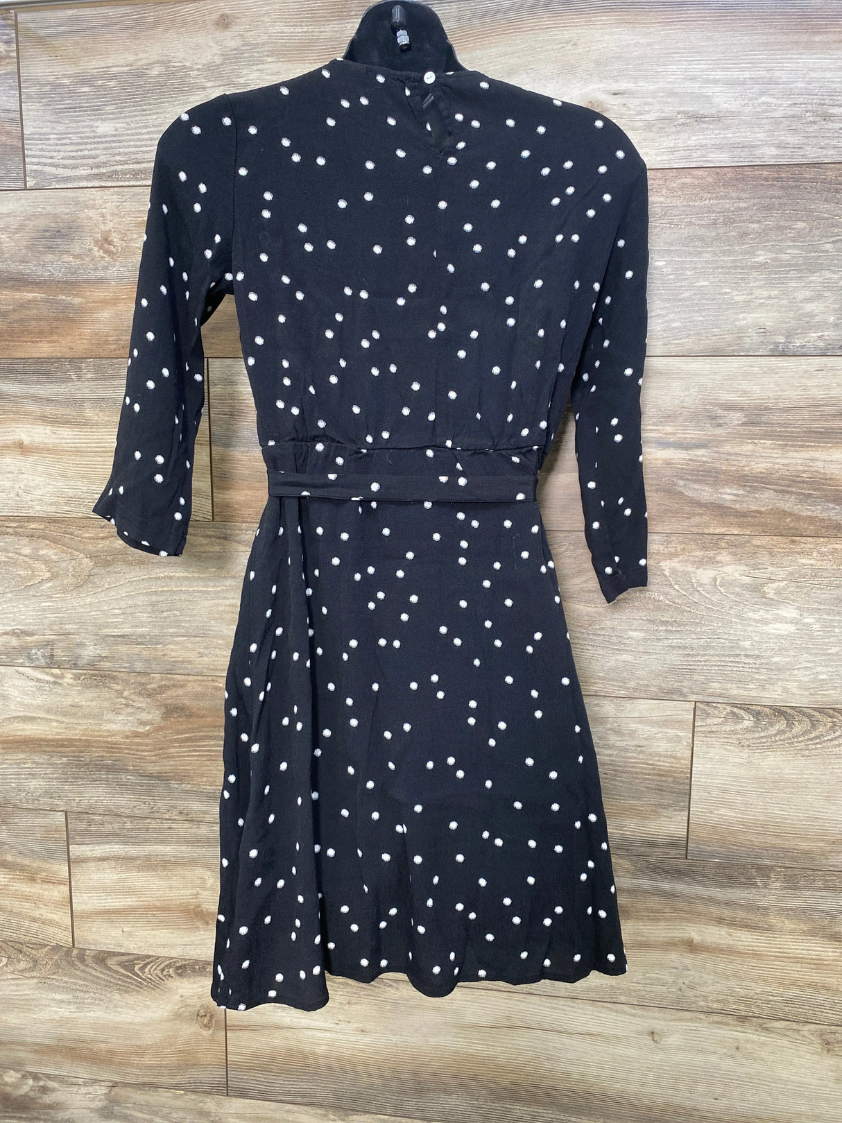Seraphine Polka Dot Nursing Dress Black sz Small - Me n Mommy To Be