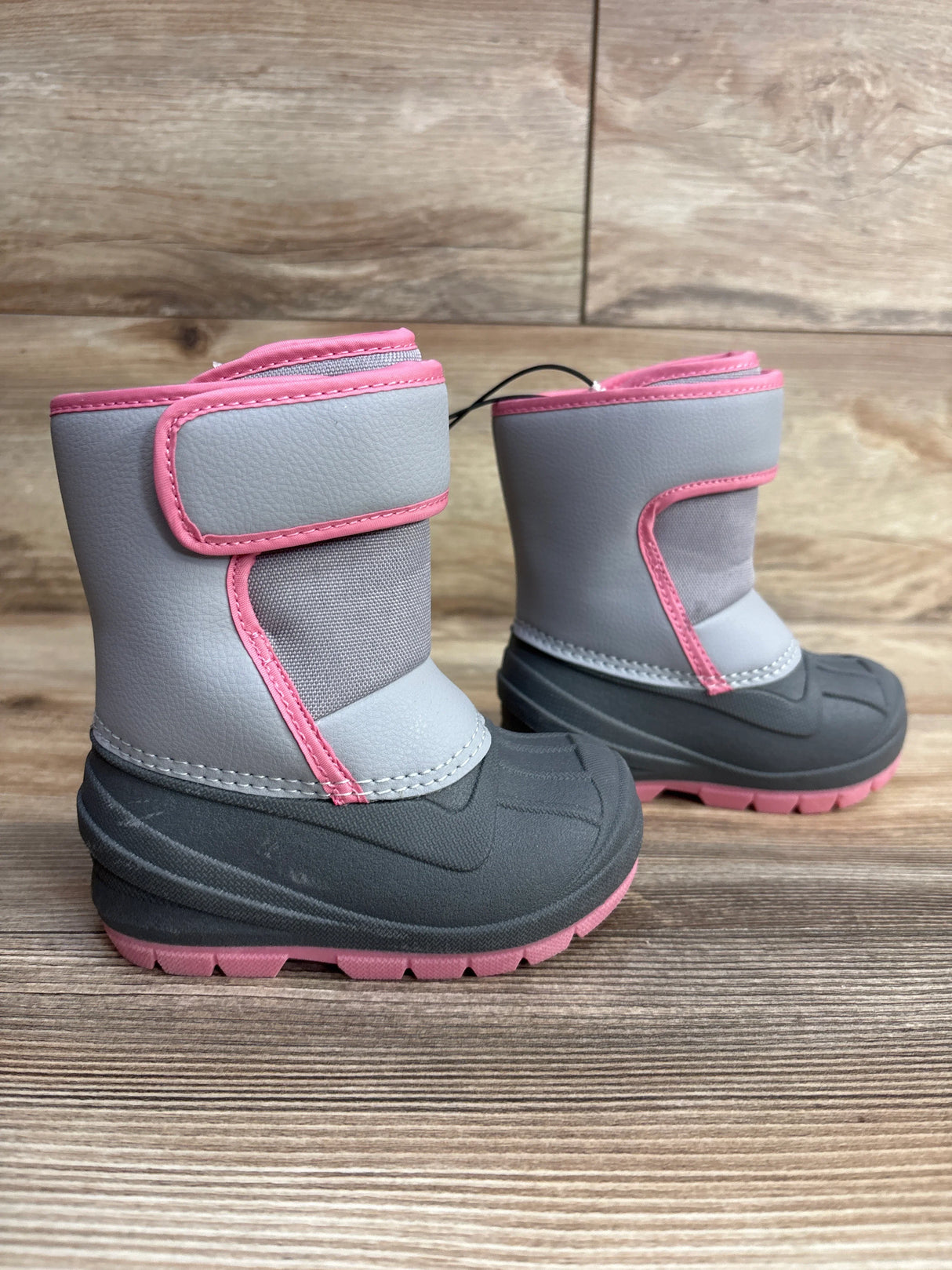 NEW Cat & Jack Lenny Winter Snow Boots Grey sz 5c
