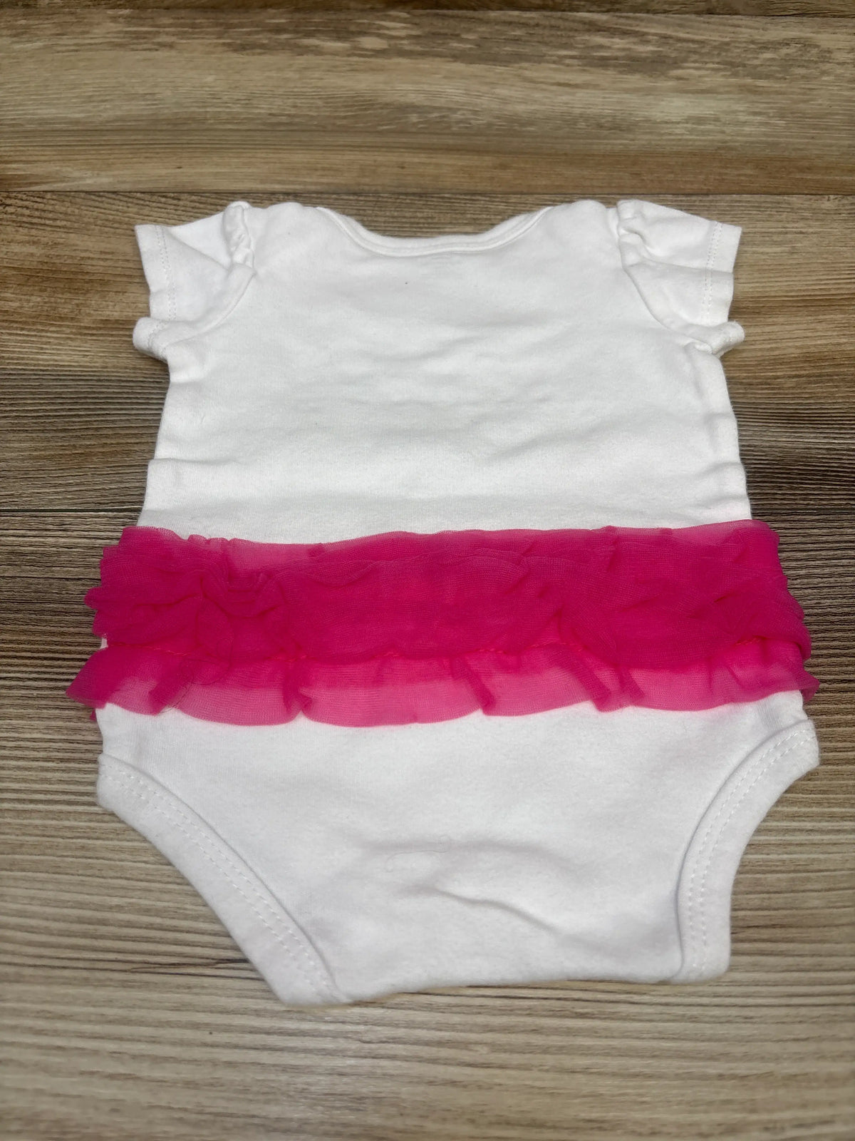 Little Treasures This Is My Party Dress Bodysuit White sz 3-6m