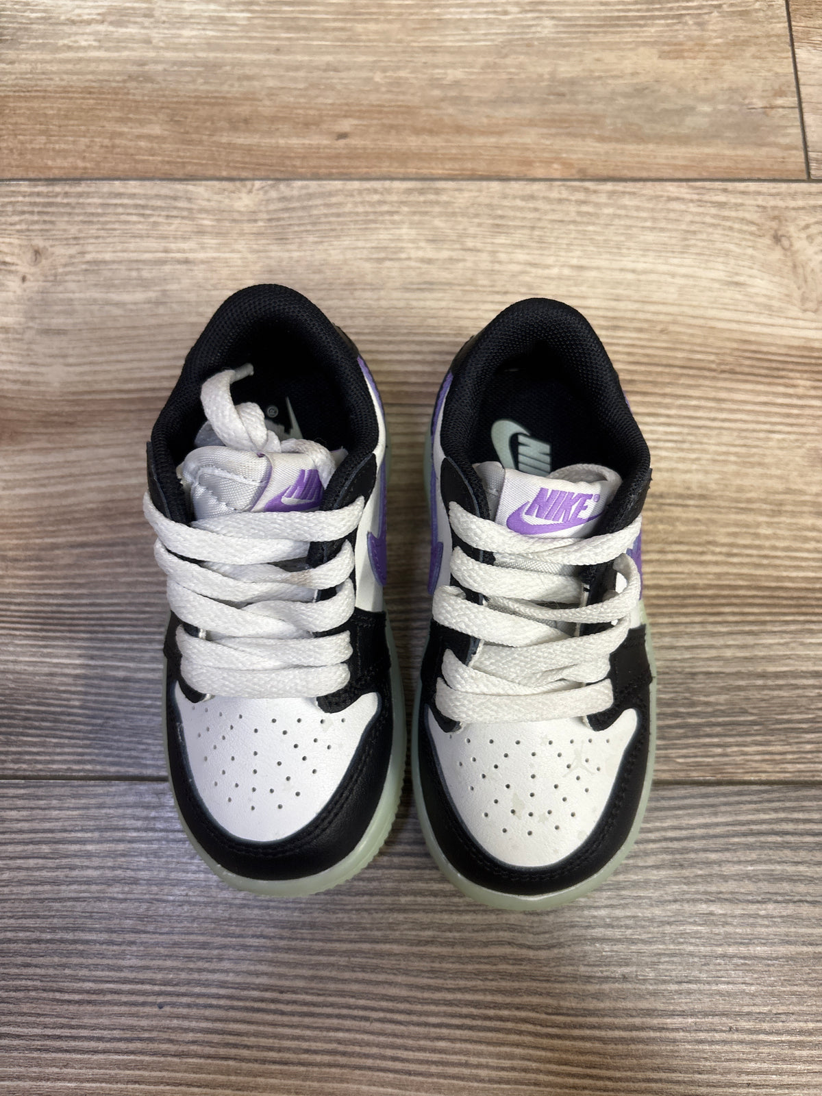 Air Jordan 1 Retro Low OG TD 'Black Raspberry' Sneakers sz 6c