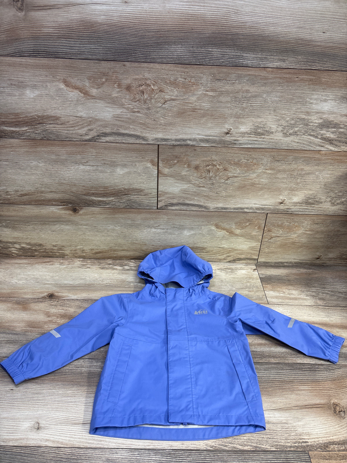 REI Co-op Rainier Rain Jacket Blue sz 2T