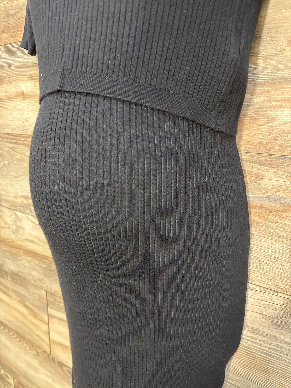 Seraphine 2 in 1 Maternity Dress & Detachable Nursing Top Black sz Small