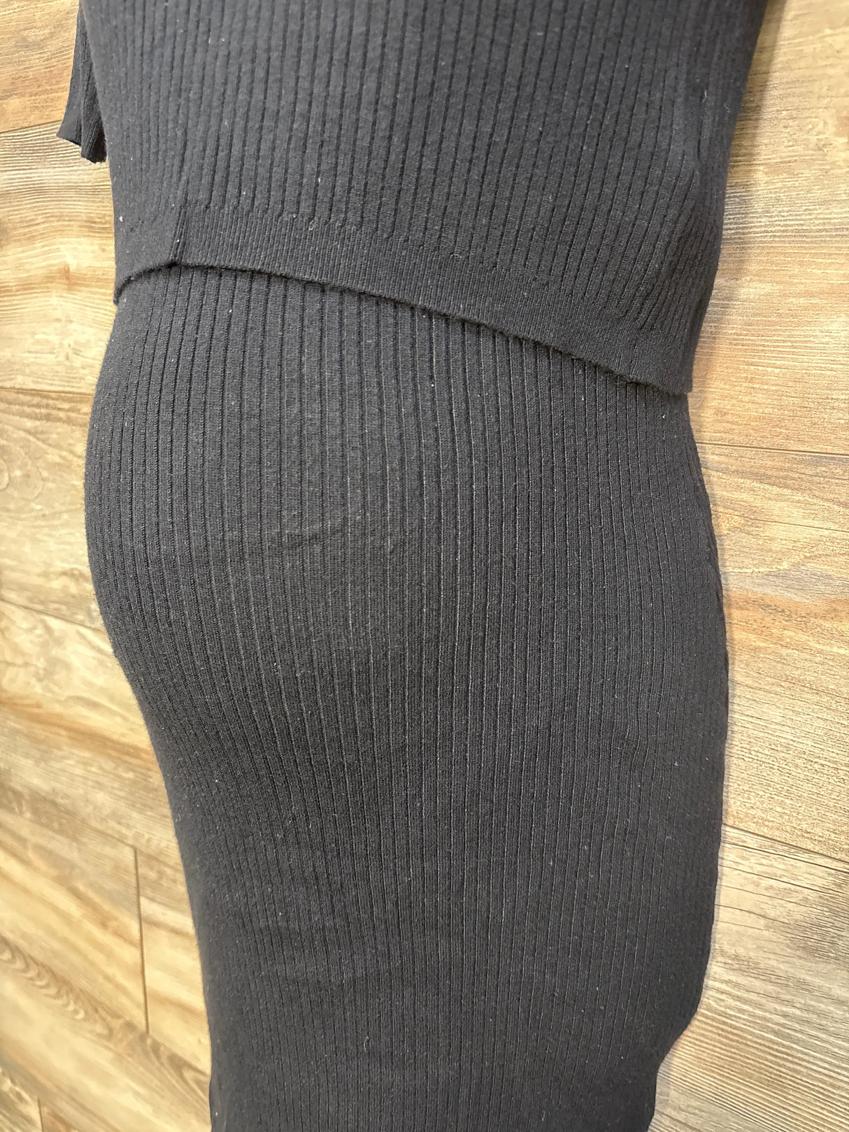 Seraphine 2 in 1 Maternity Dress & Detachable Nursing Top Black sz Small