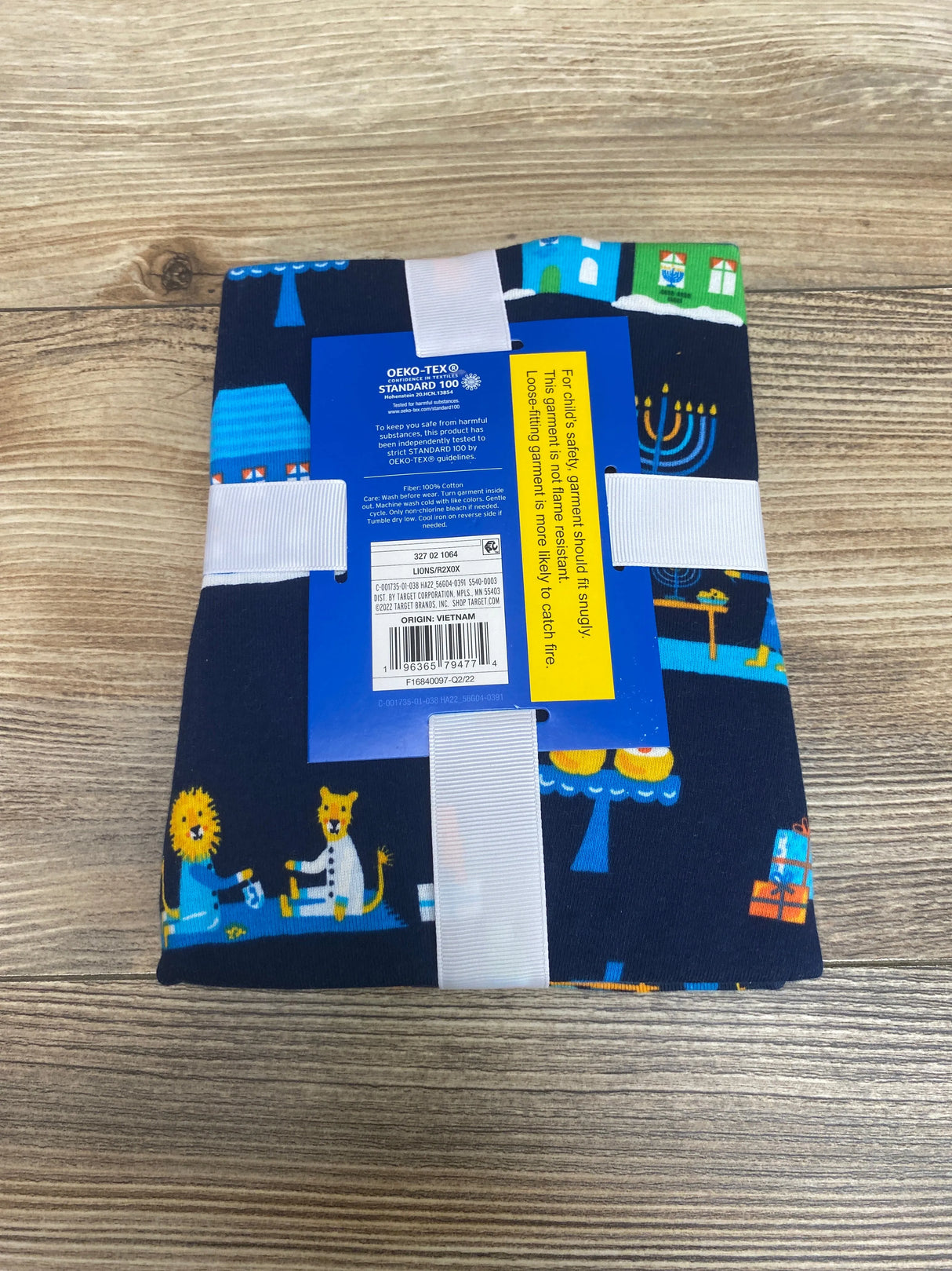 NEW Wondershop 2pc Hanukkah Pajama Lions Nav Set sz 2T - Me n Mommy To Be