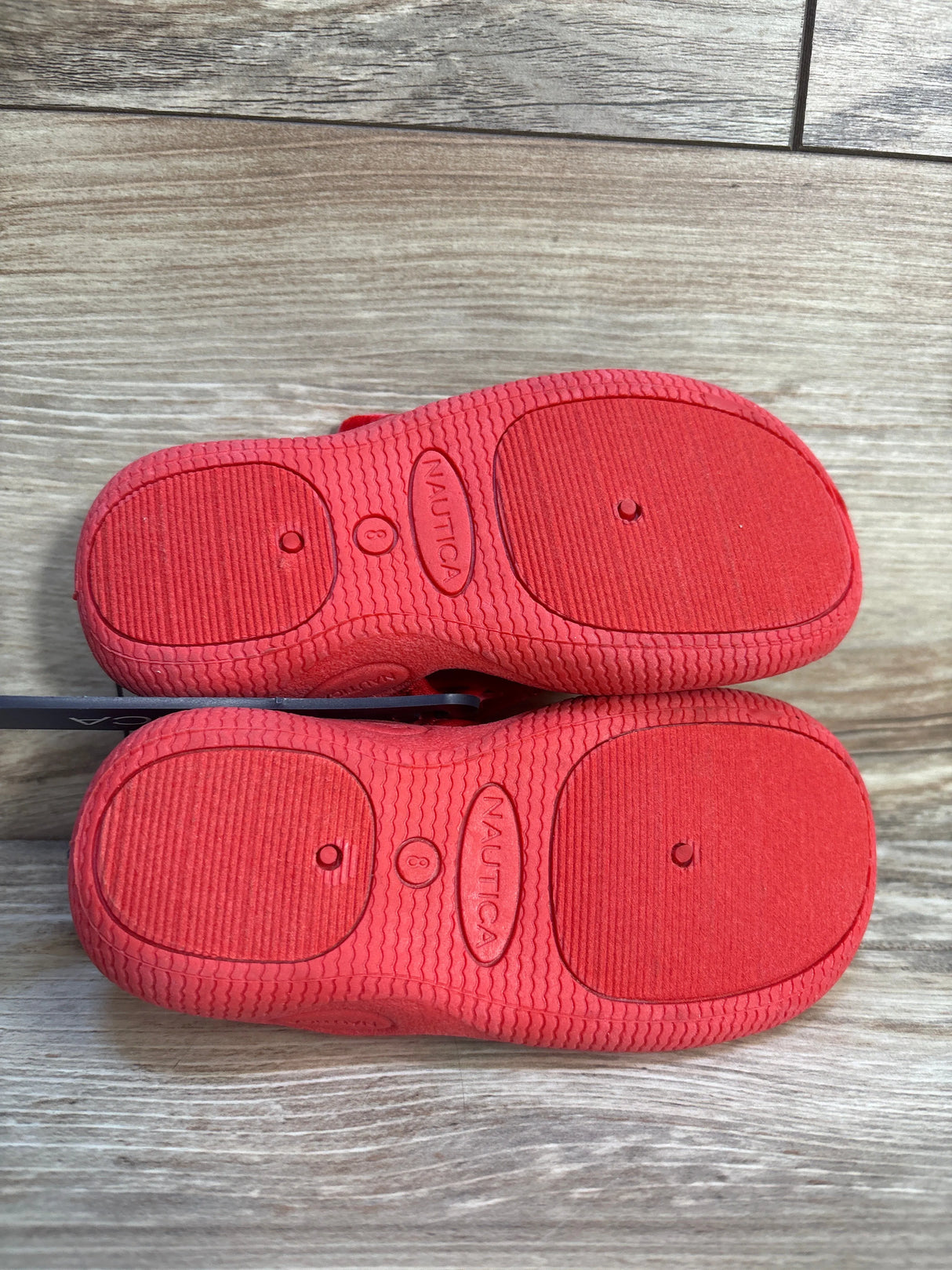 NEW Nautica Kettle Gulf Protective Water Shoe Red sz 8c