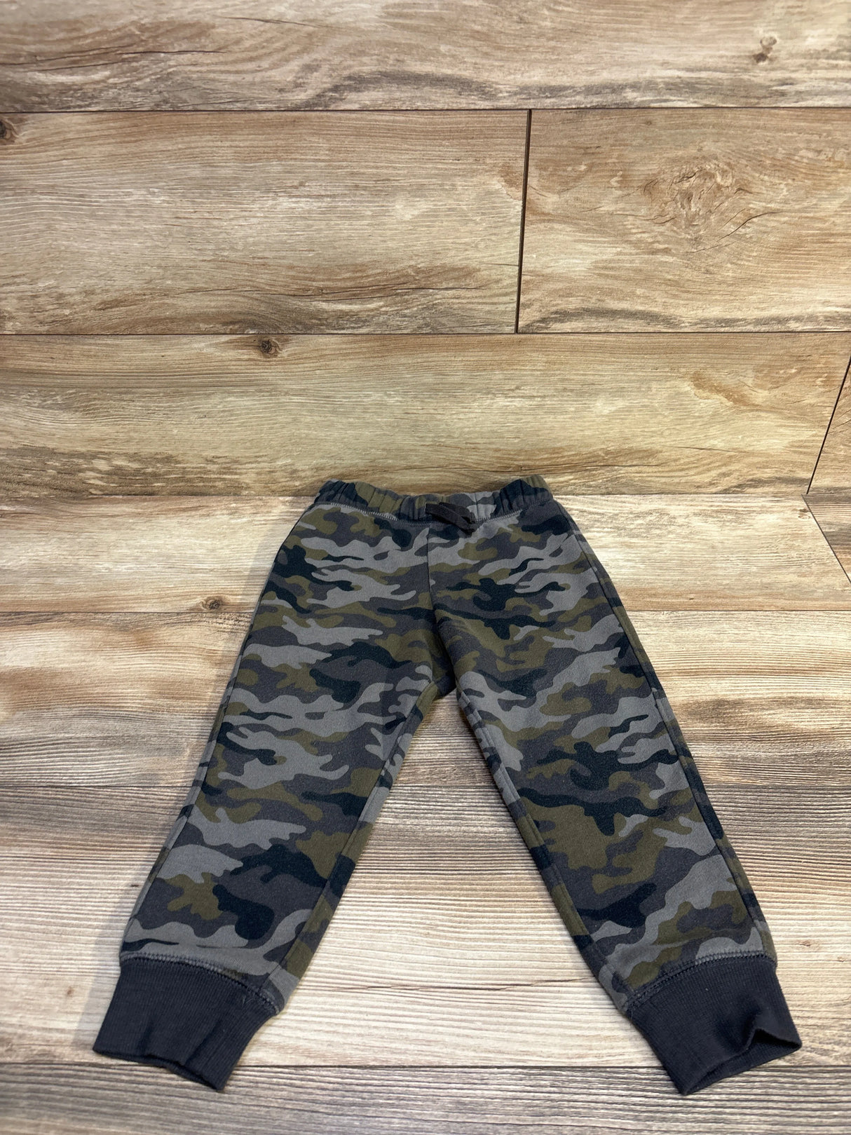 Jumping Beans Softest Fleece Camo Joggers Grey sz 4T