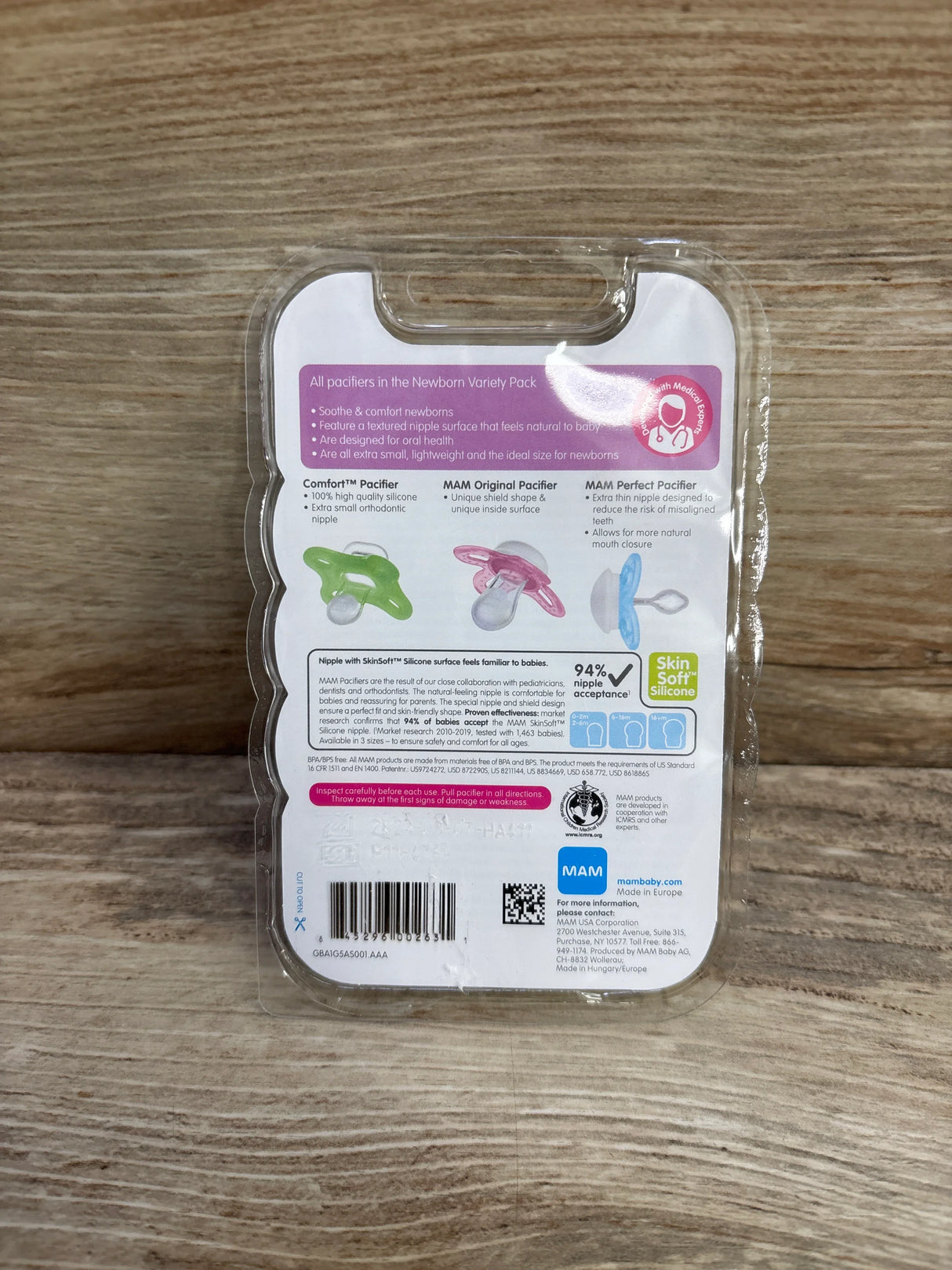 MAM Newborn Pacifier Variety Pack 3pk 0-3m - Me n Mommy To Be